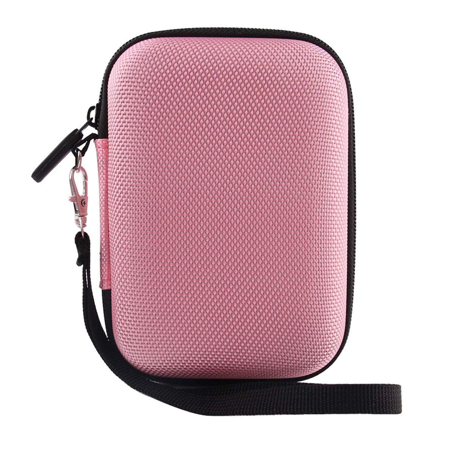 Werjia Hard Carrying Case Compatible With Korg Tm60Bk/Tm 50 Tuner Metronome,Kliq Metropitch   Metronome Tuner (Pink)