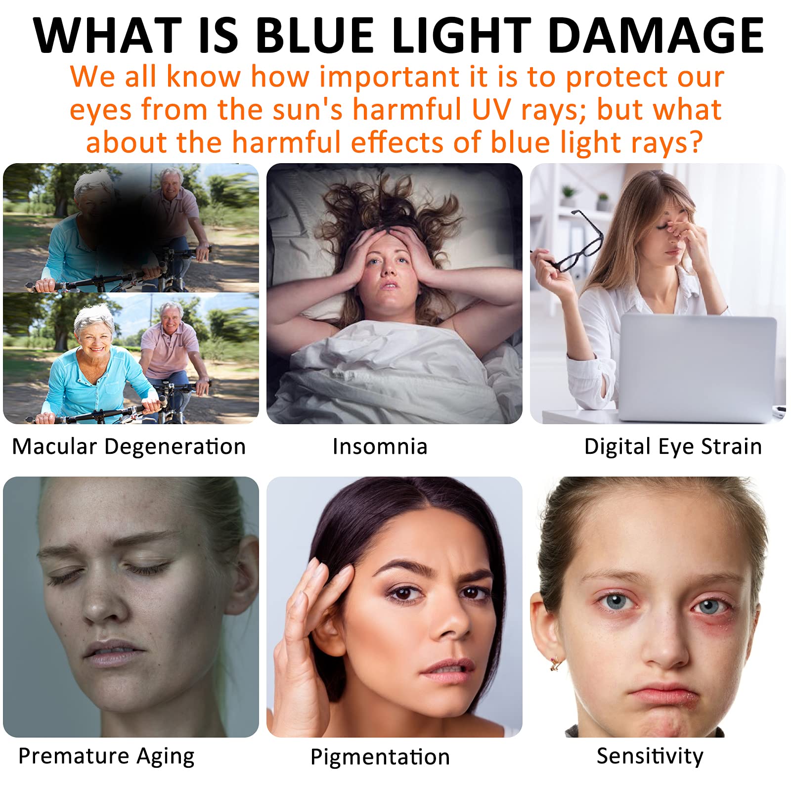 Cheerwe Blue Light Screen Protector For 23, 23.6, 23.8, 24 Inch Diagonal, Blocks Harmful Blue Light And Anti Uv,No Bubble Comput