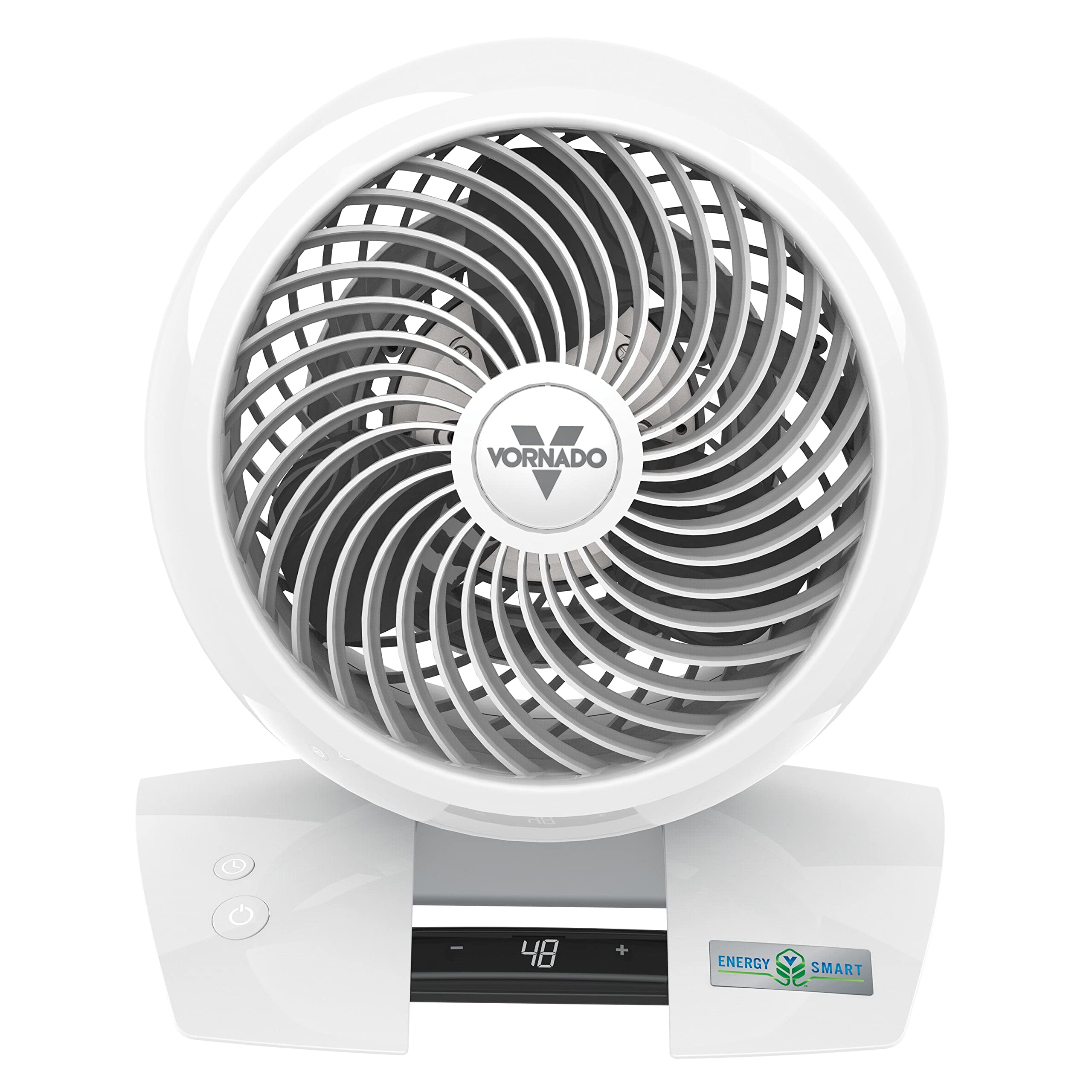 Vornado 6303Dc Energy Smart Medium Air Circulator Fan With Variable Speed Control, White
