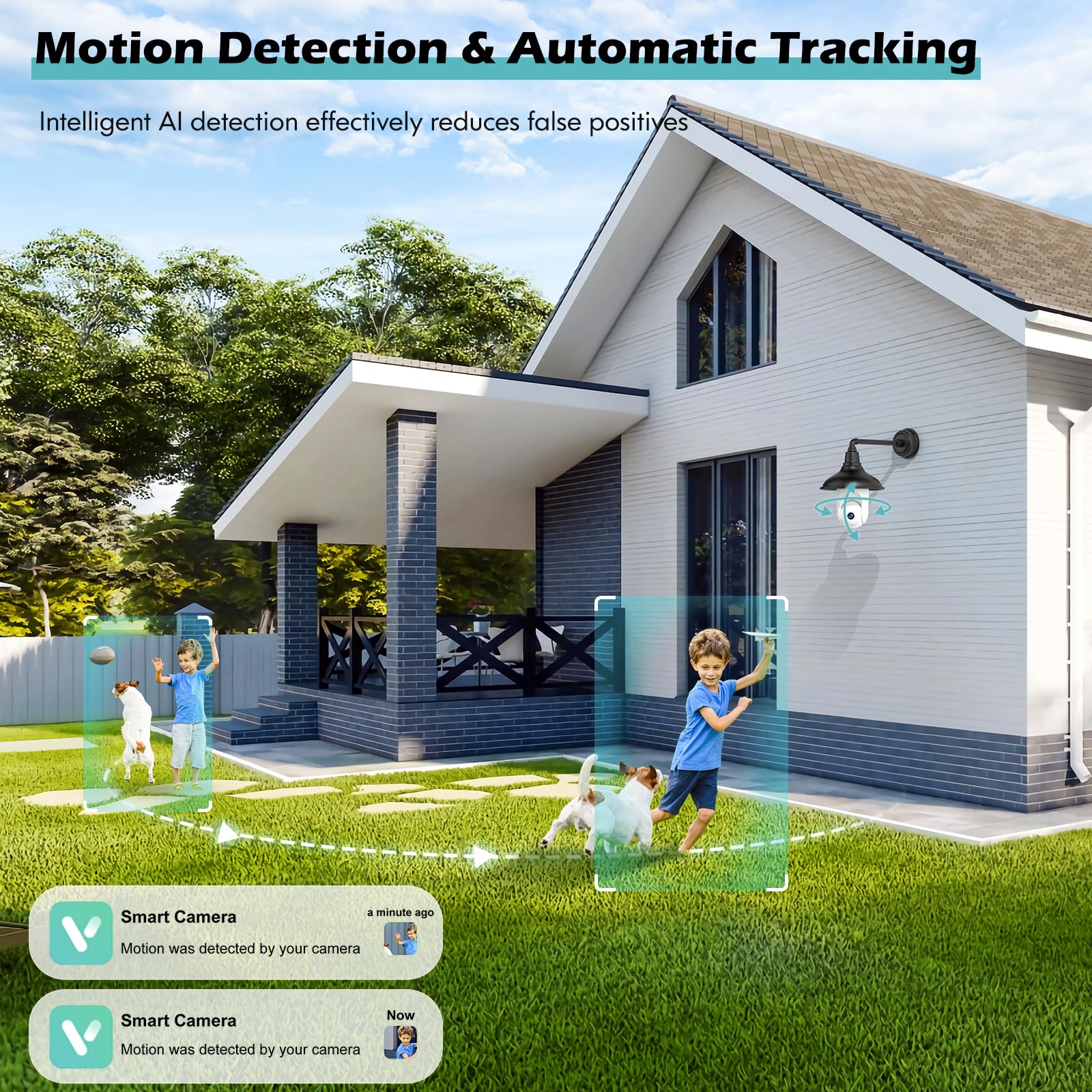 Recacam 2Packs 2K Bulb Security Cameras Wireless Outdoor Indoor, 2.4Ghz Wifi Cameras For Home Security With Spotlight, Color Nig
