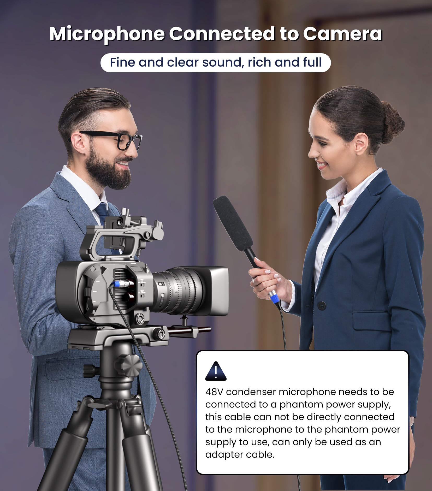 Tisino Xlr To 3.5Mm Microphone Cable - 6.6 Feet Unblanced Xlr Female To 1/8 Inch Mic Cord For Camcorders, Dslr Cameras, Computer