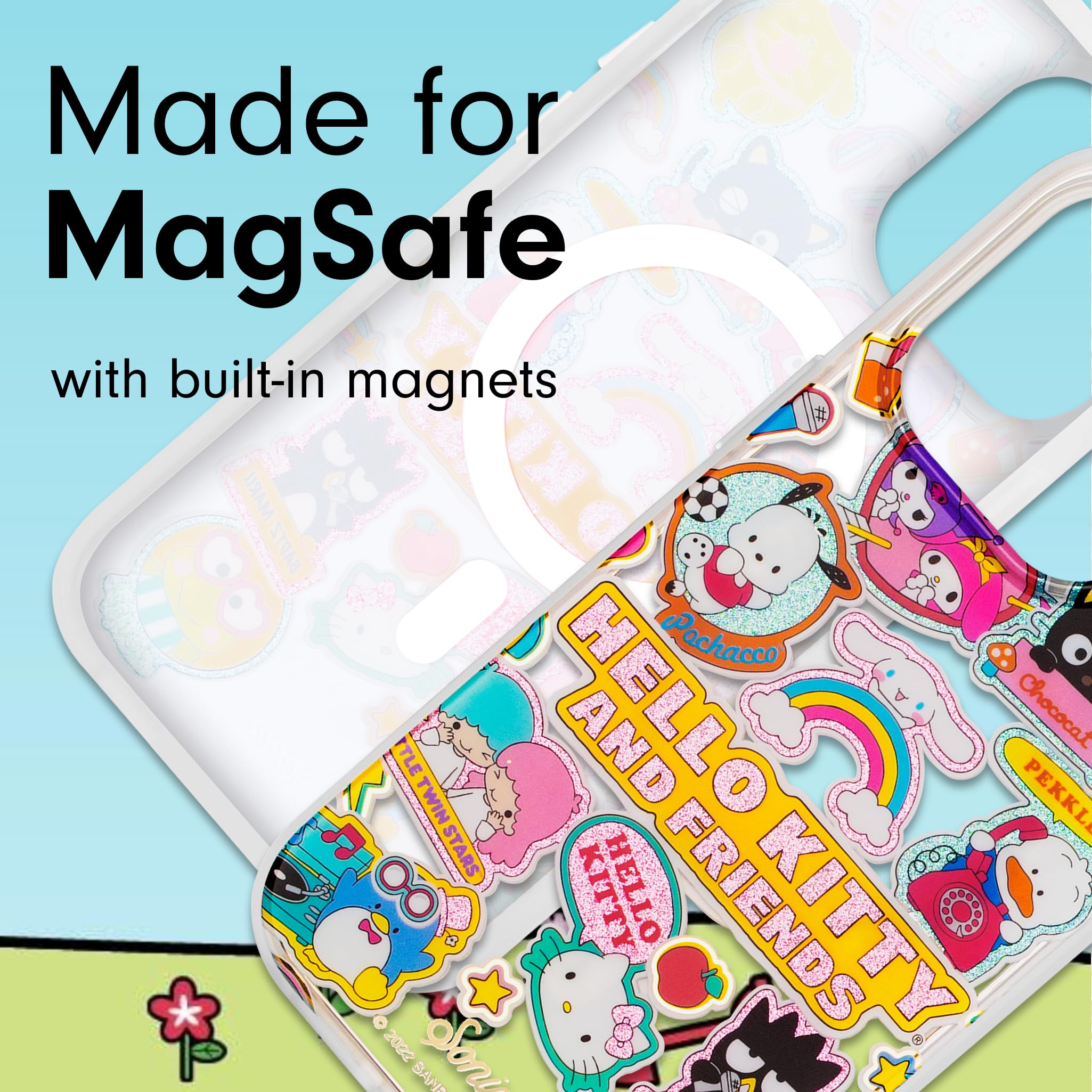 Sonix X Sanrio Case For Iphone 15 Pro Max | Compatible With Magsafe | 10Ft Drop Tested | Hello Kitty And Friends Stickers