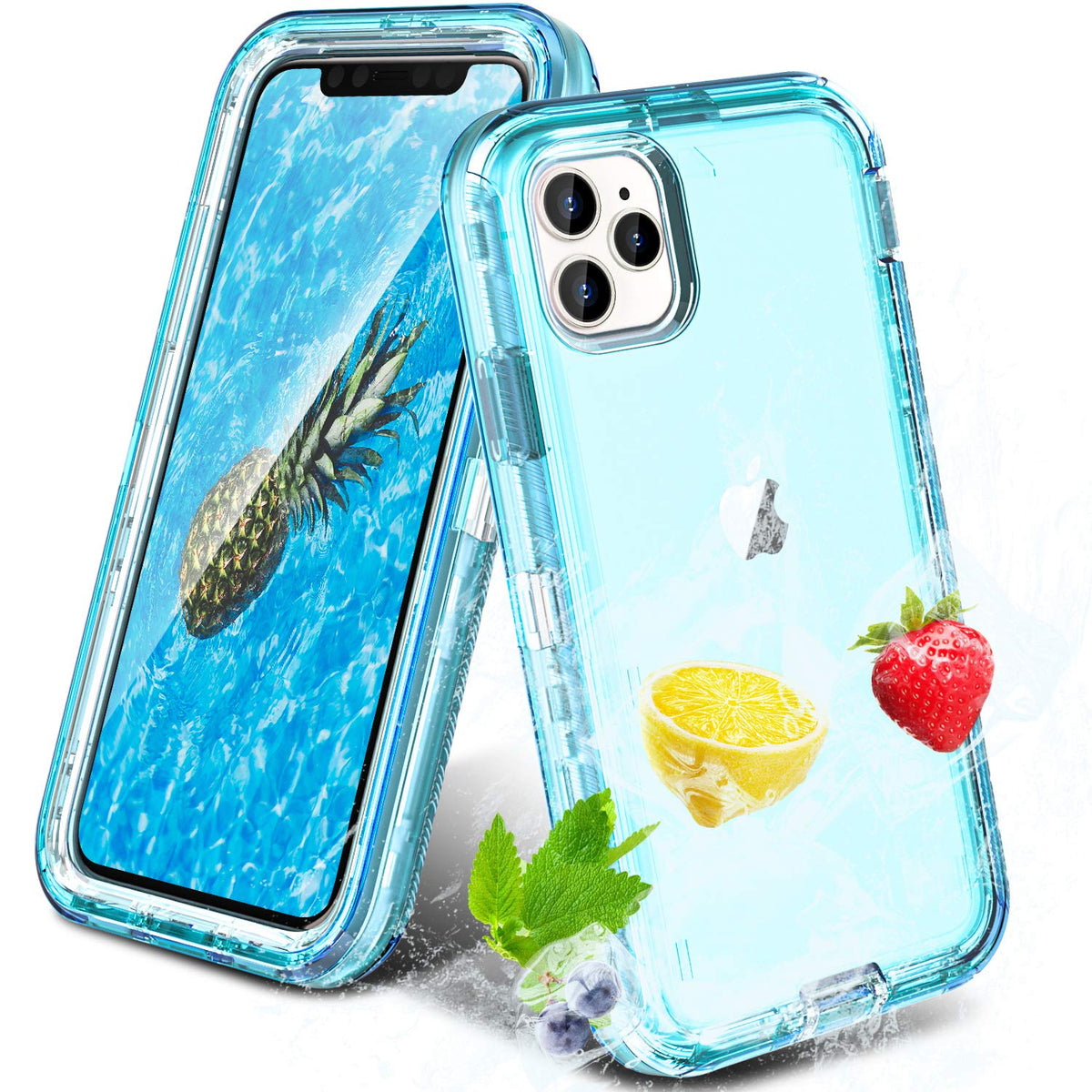 Oribox Case Compatible With Iphone 11 Pro Max Case, Heavy Duty Shockproof Anti Fall Clear Case