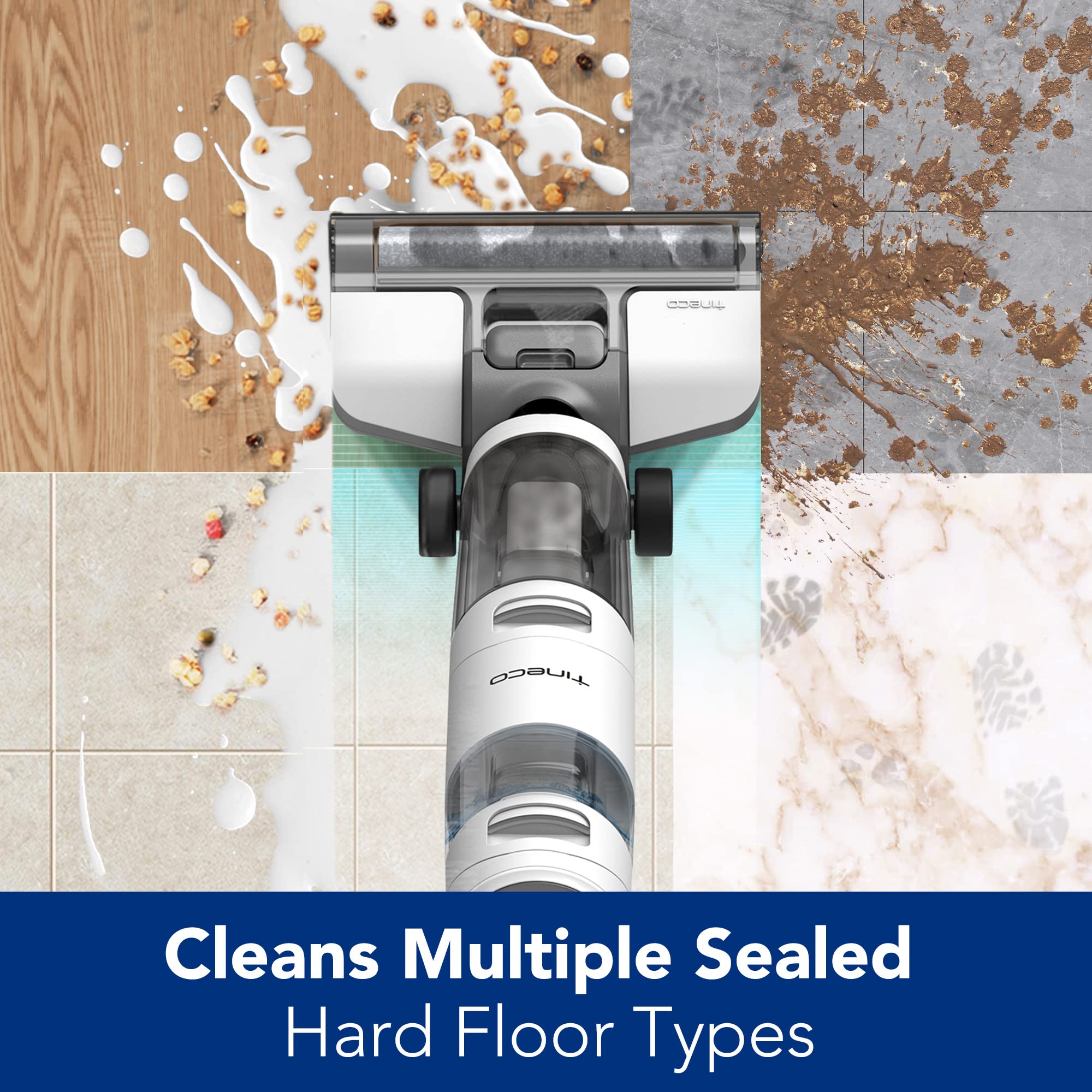 Tineco Ifloor 3 Breeze Complete Wet Dry Vacuum Cordless Floor Cleaner And Mop One Step Cleaning For Hard Floors