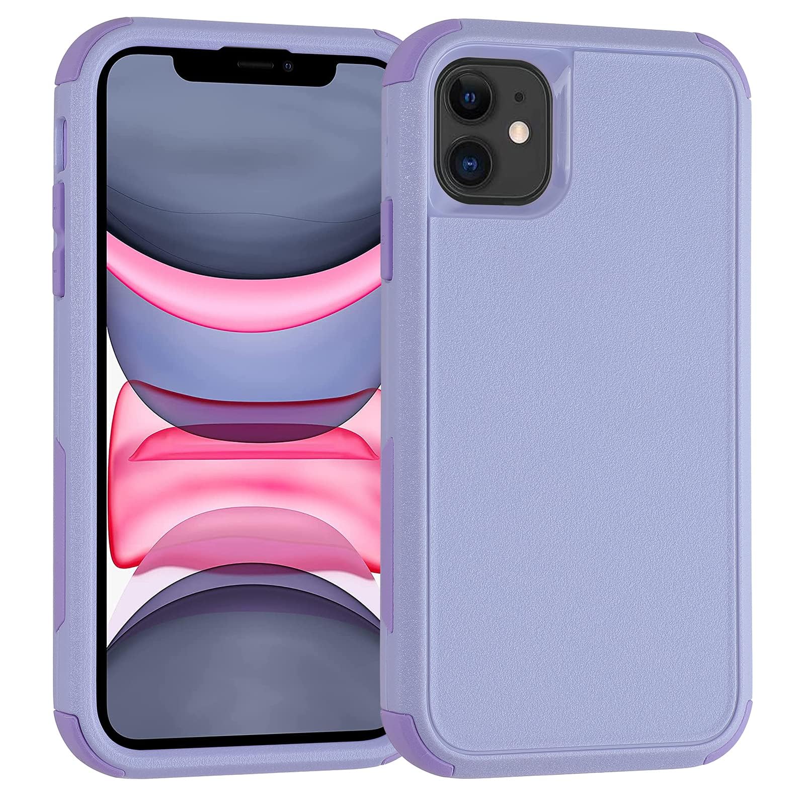 Joylifeboard For Iphone 11 Case, 3 In 1 Heavy Duty Protection Phone Case, [Shockproof] [Dropproof] Full Body Military Protective