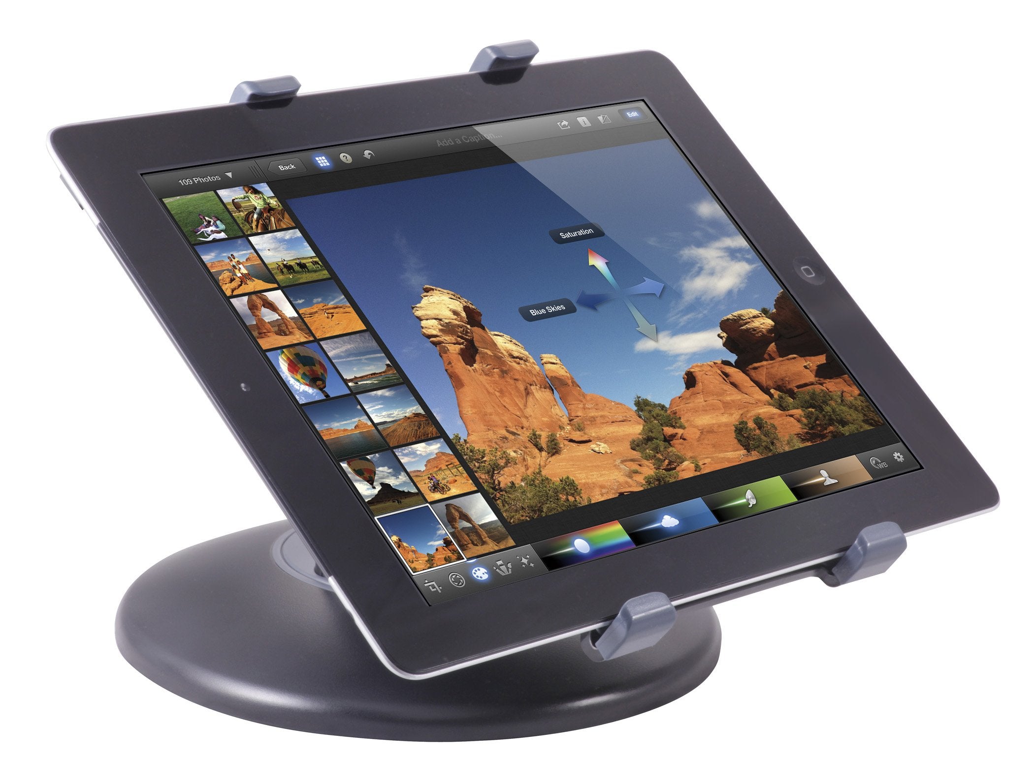 Kantek Tablet Stand For Apple Ipad, Ipad Air, Ipad Mini, Galaxy Tab (7 Inch Or 9.7 Inch), Kindle Fire (7 Inch Or Hd 6) And Most