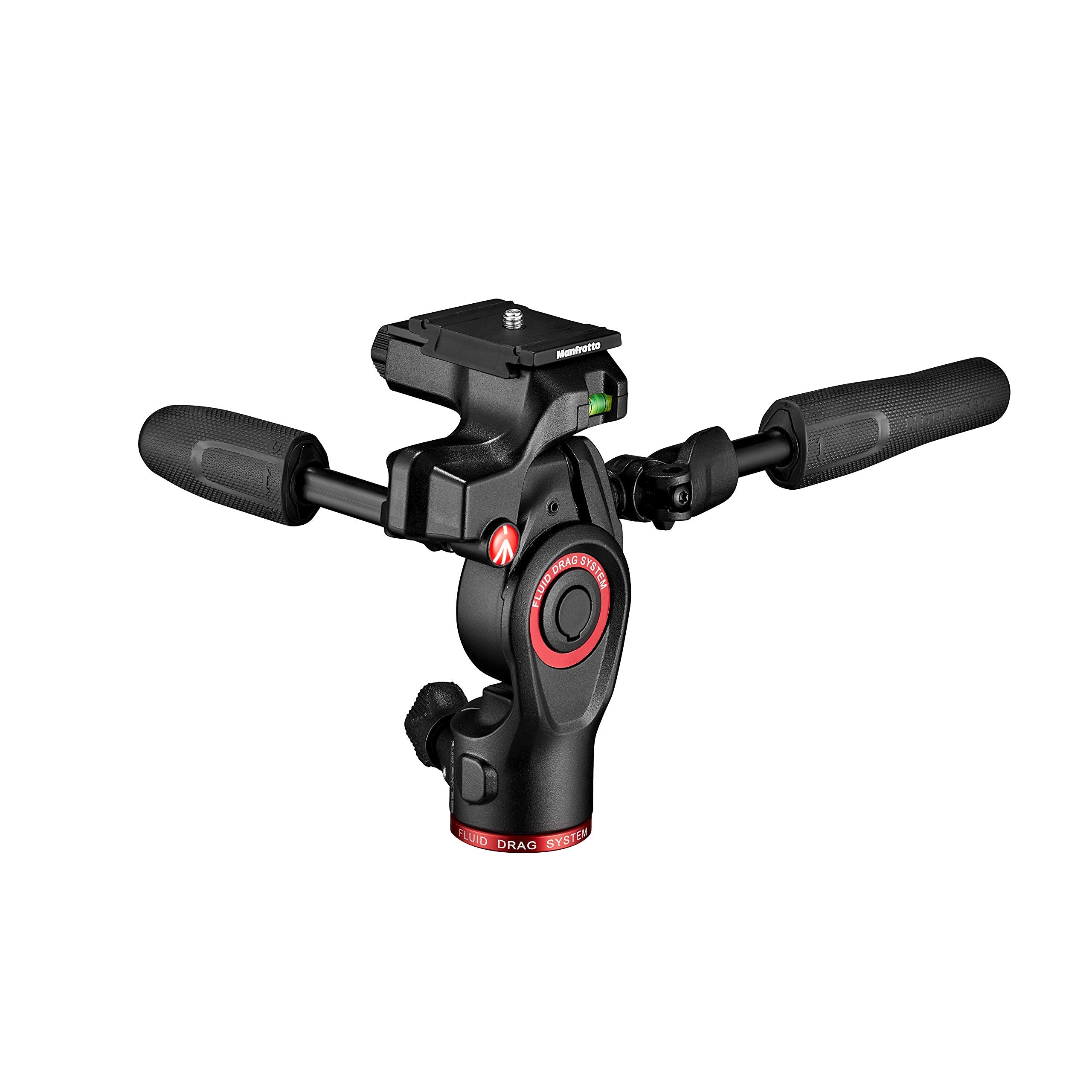 Manfrotto MH01HY-3W 3-Way Head Video Head Travel Head Befree 3-Way Live Head Head, Foldable, Small, for Still Movies, Video Shoo