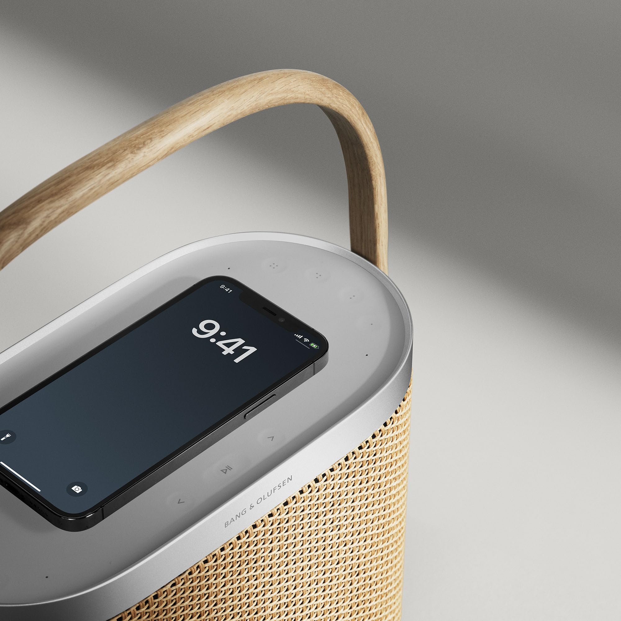Bang & Olufsen Beosound A5   Portable Bluetooth Speaker With Wi Fi Connection, Carry Strap, Nordic Weave