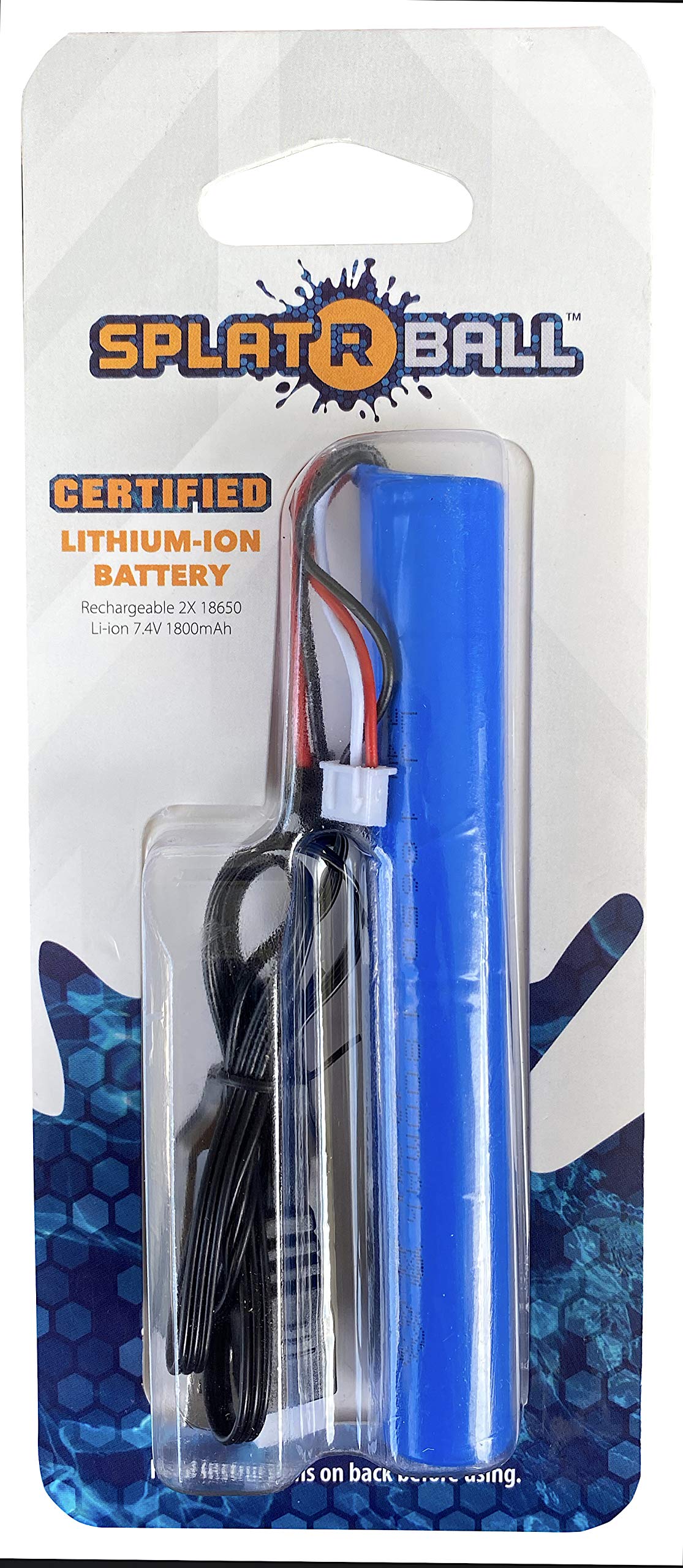 SplatRBall 7.4v Rechargeable Battery