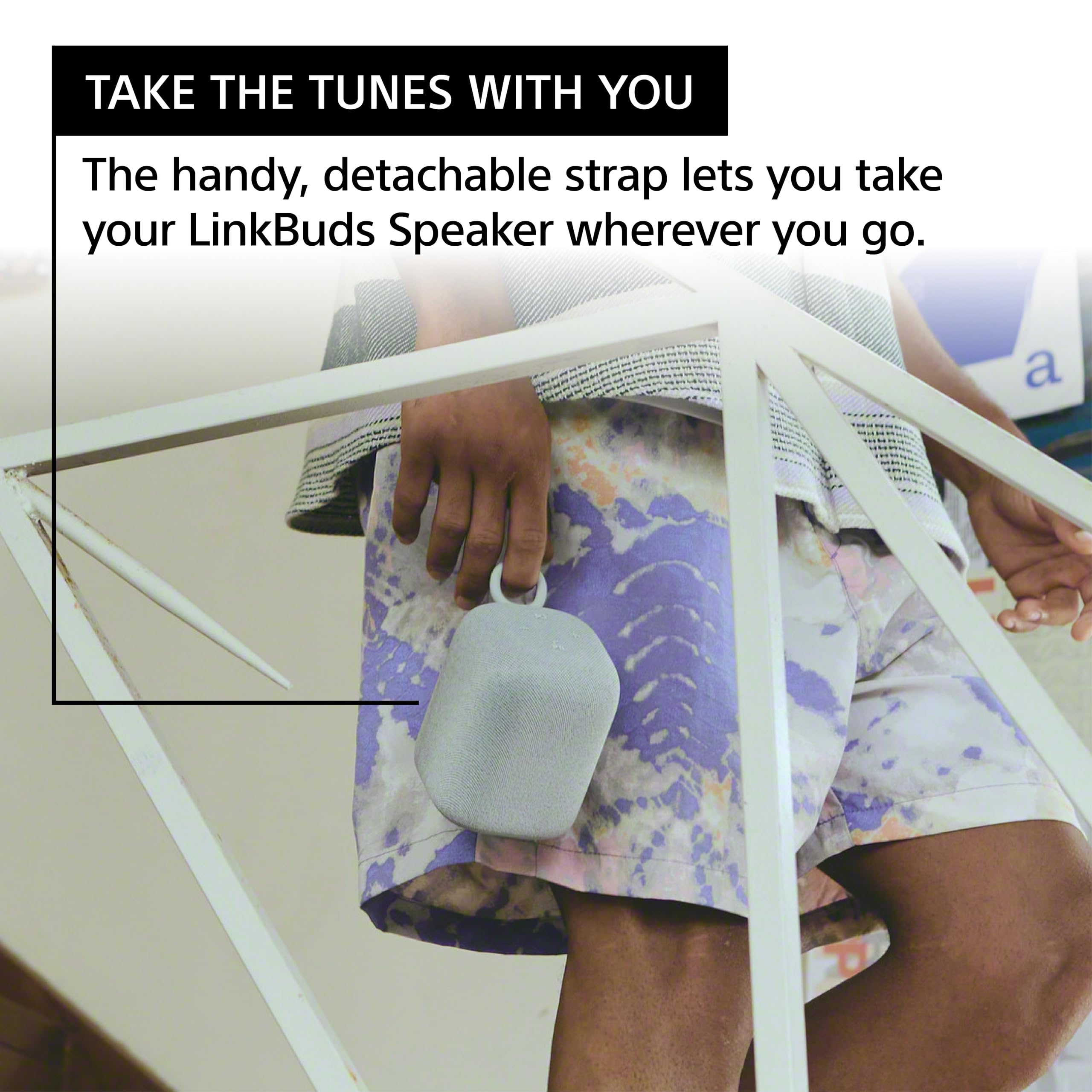 Sony Linkbuds Wireless Portable Bluetooth Speaker, Black