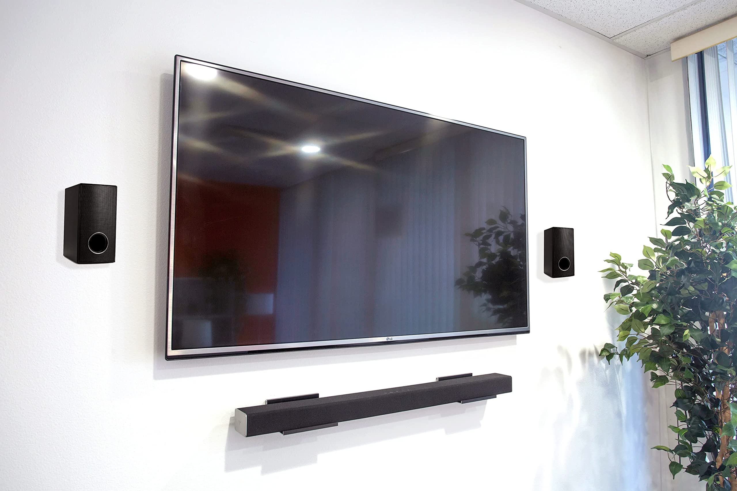 Hangman No Stud Surround Sound Mounting Kit No Drill Sound Bar Hanger Drywall Speaker Shelf Ssmk