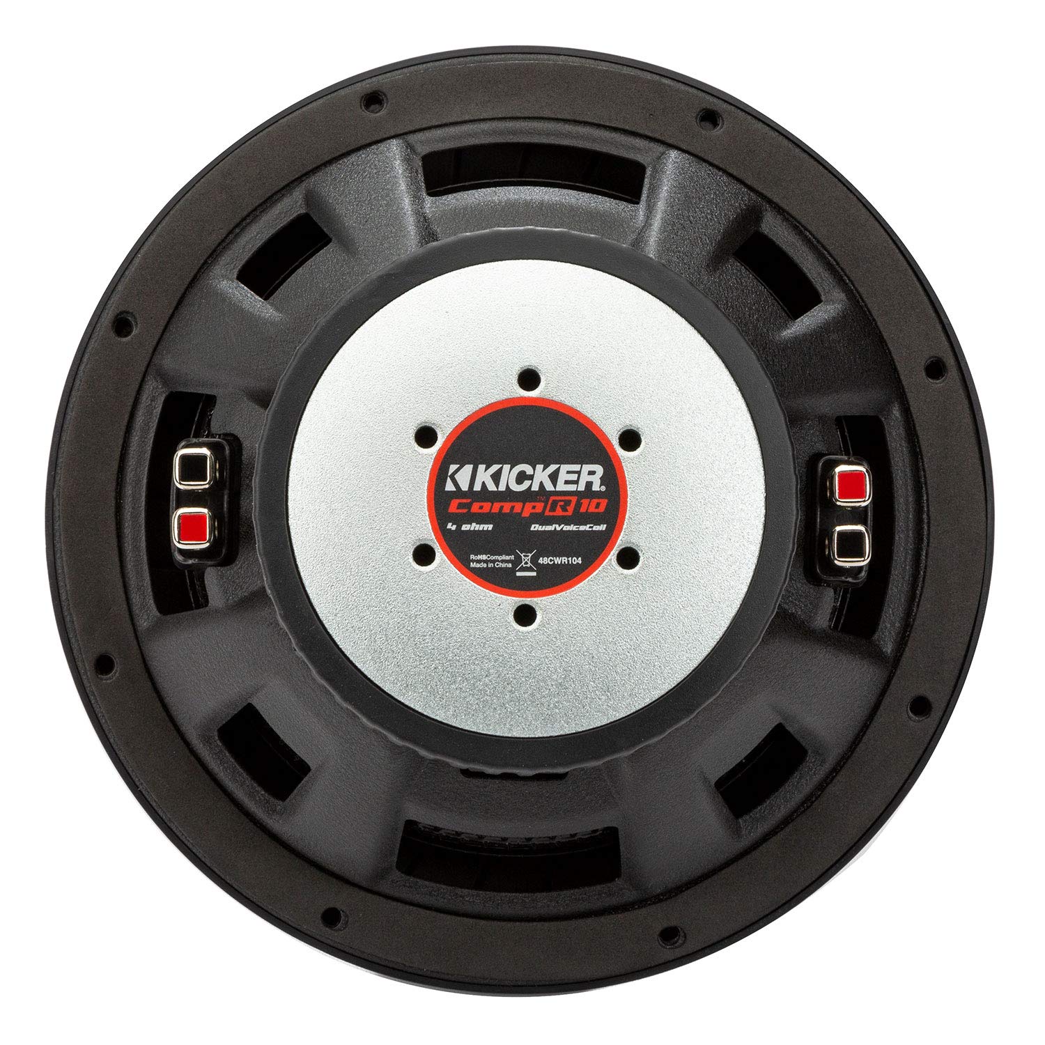 Kicker 48Cwr102 Compr 10'' Subwoofer, Dvc, 2 Ohm