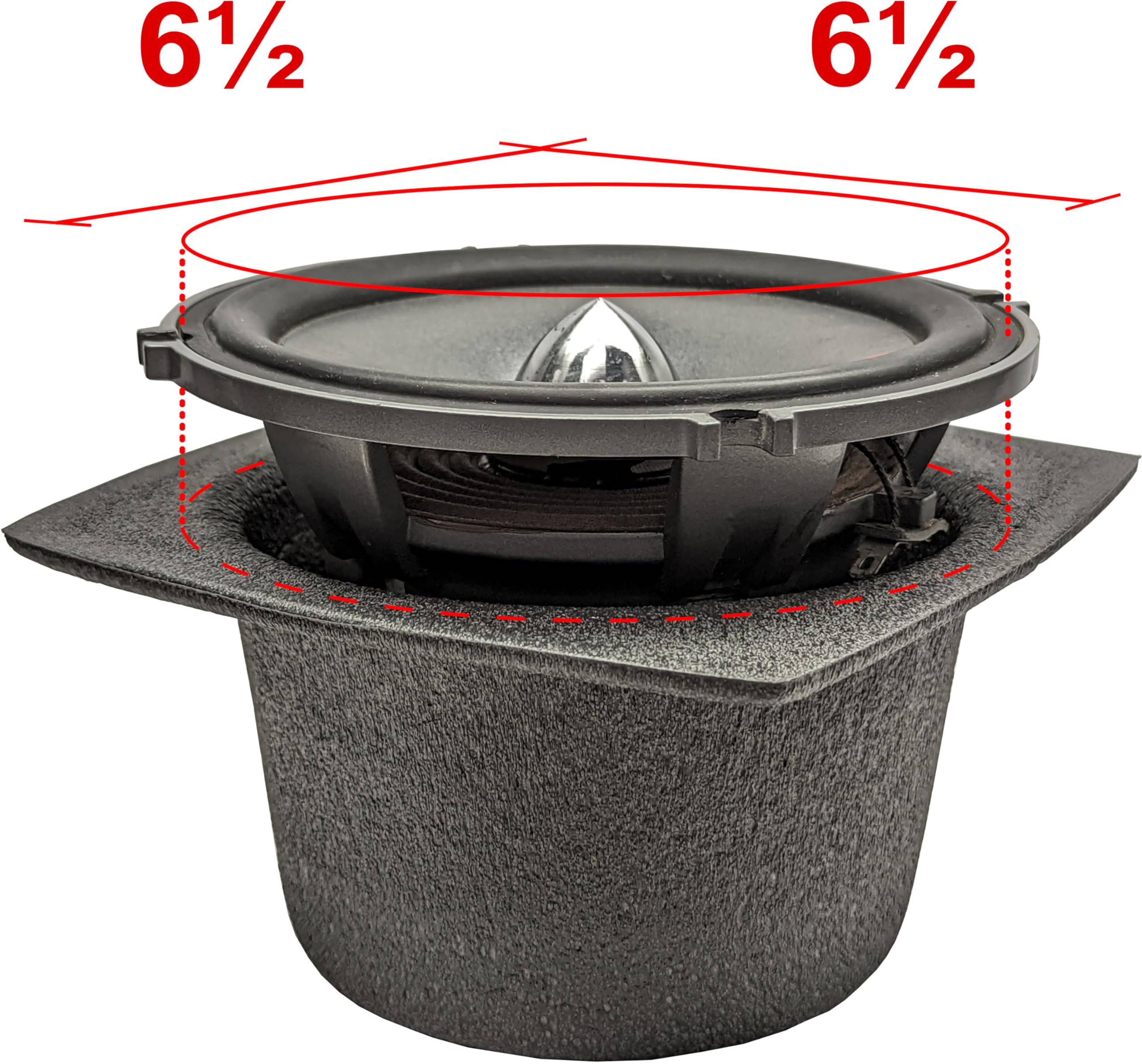 Dei Boom Mat Speaker Baffles 6.5 Round Slim Pack Of 2