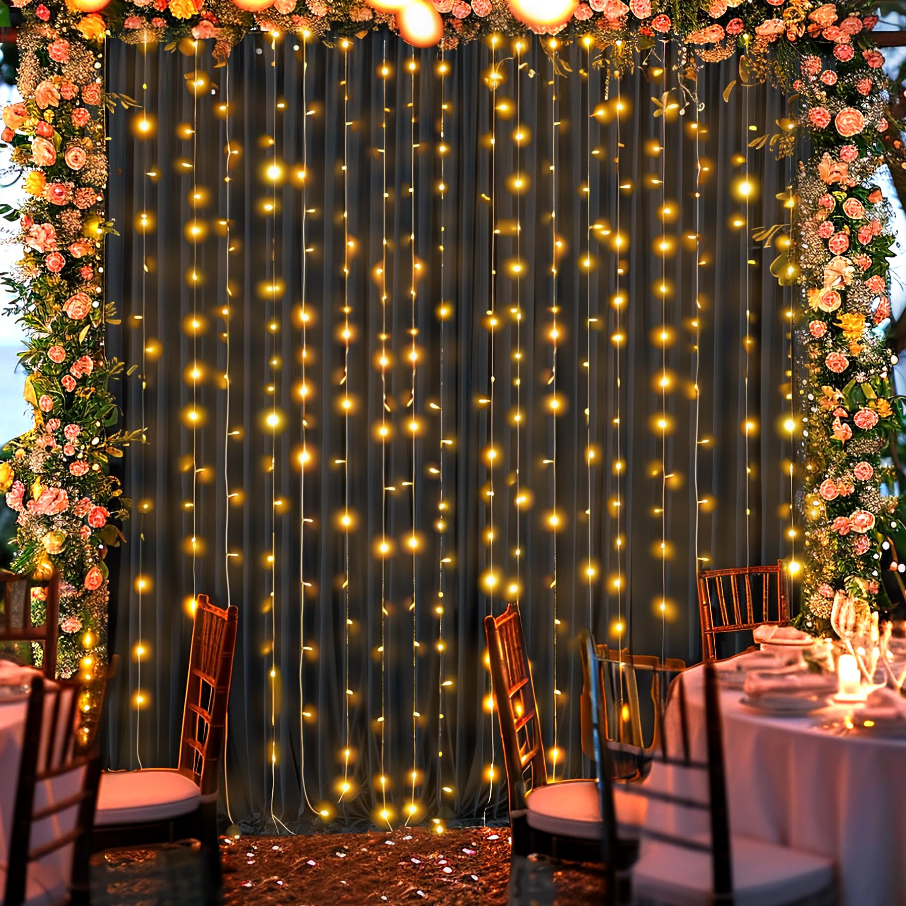 4 Panels Black Backdrop Curtain For Parties Wrinkle Free Black Photo Curtains Backdrop Drapes Fabric Decoration For Birthday Par