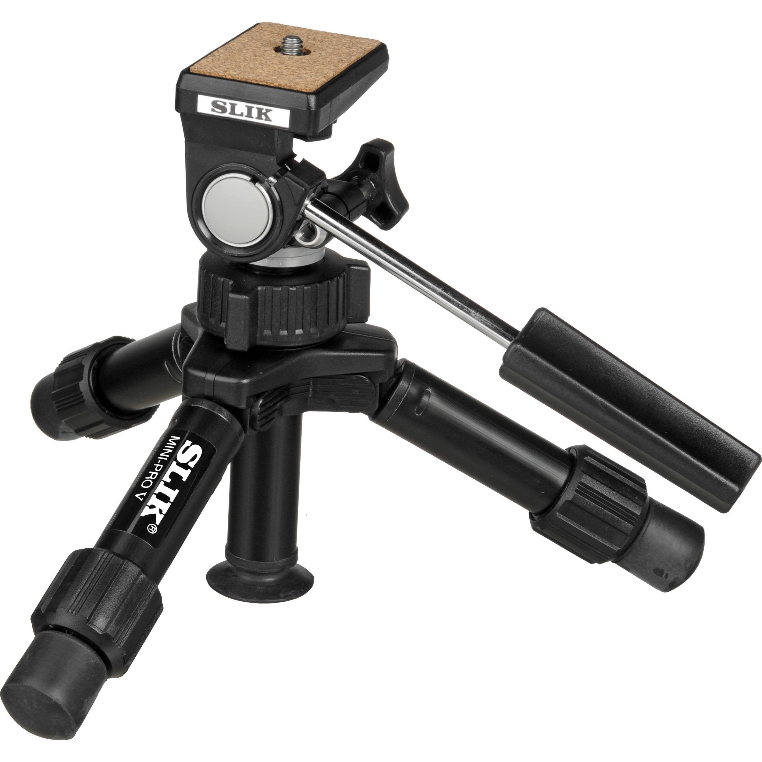 Slik Mini Pro V Tripod With 2 Way Pan/Tilt Head   Black