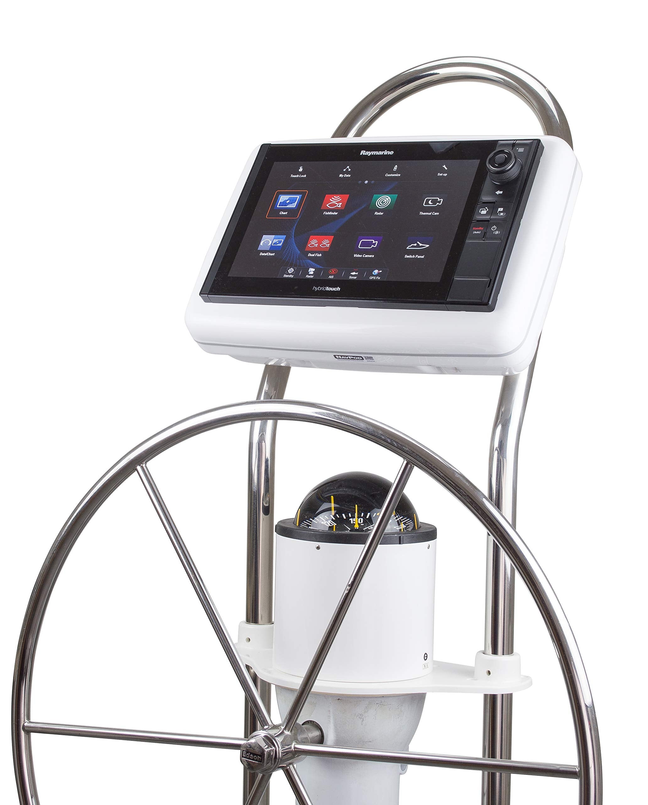 Navpod Gp2205 Sailpod Pre-Cut For Raymarine Es127/Es128 & Axiom Pro 12 For 12'' Wide Guard,WBEEAB0159OCEGO