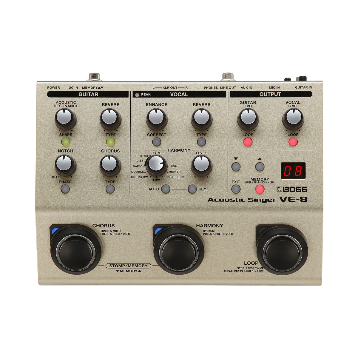 Boss Ve 8 Acoustic Singer