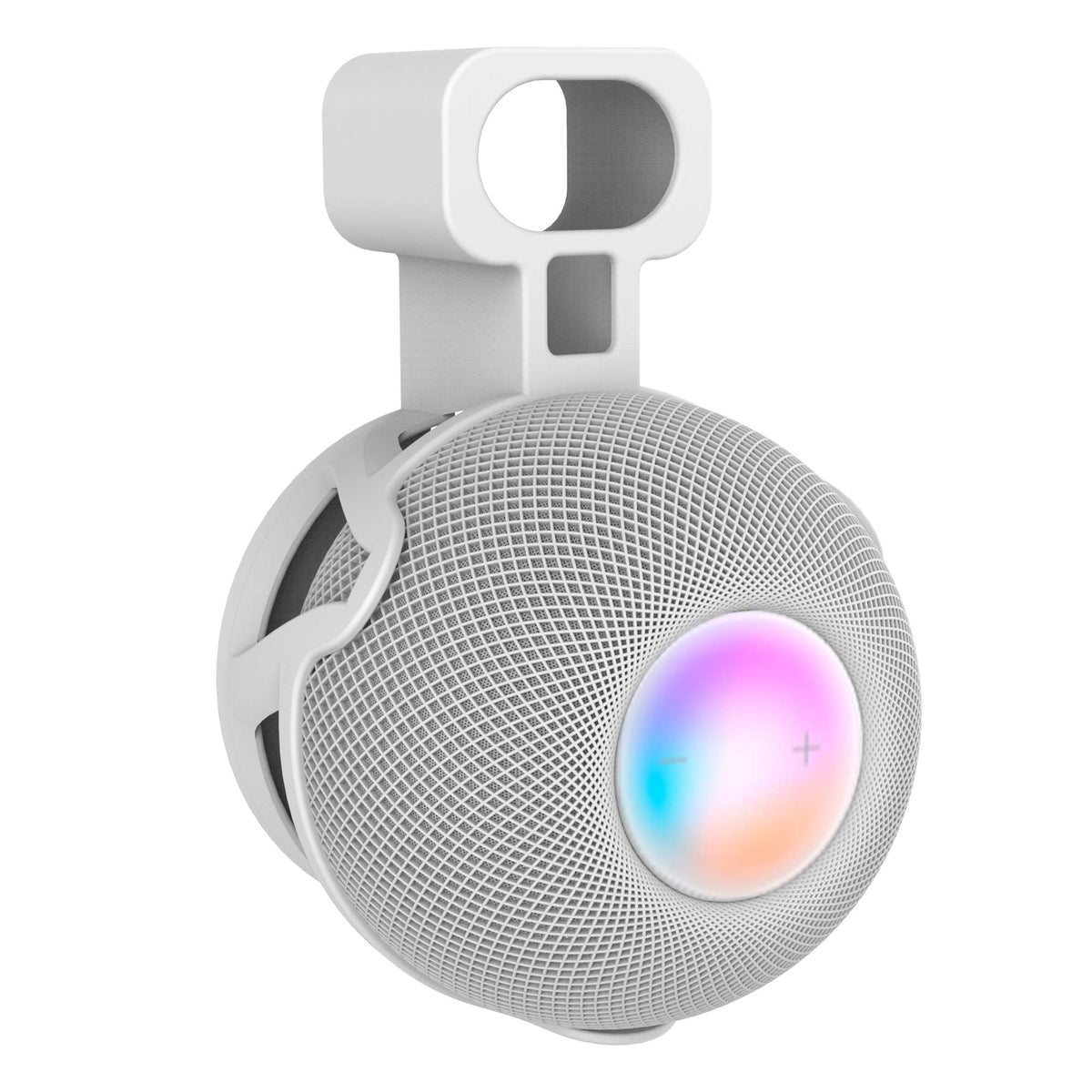 Lcrystal Speaker Mount For Homepod Mini, Wall Mount Holder Speaker Bracket For Space Saving, Cable Management, Cleaner Look (Whi
