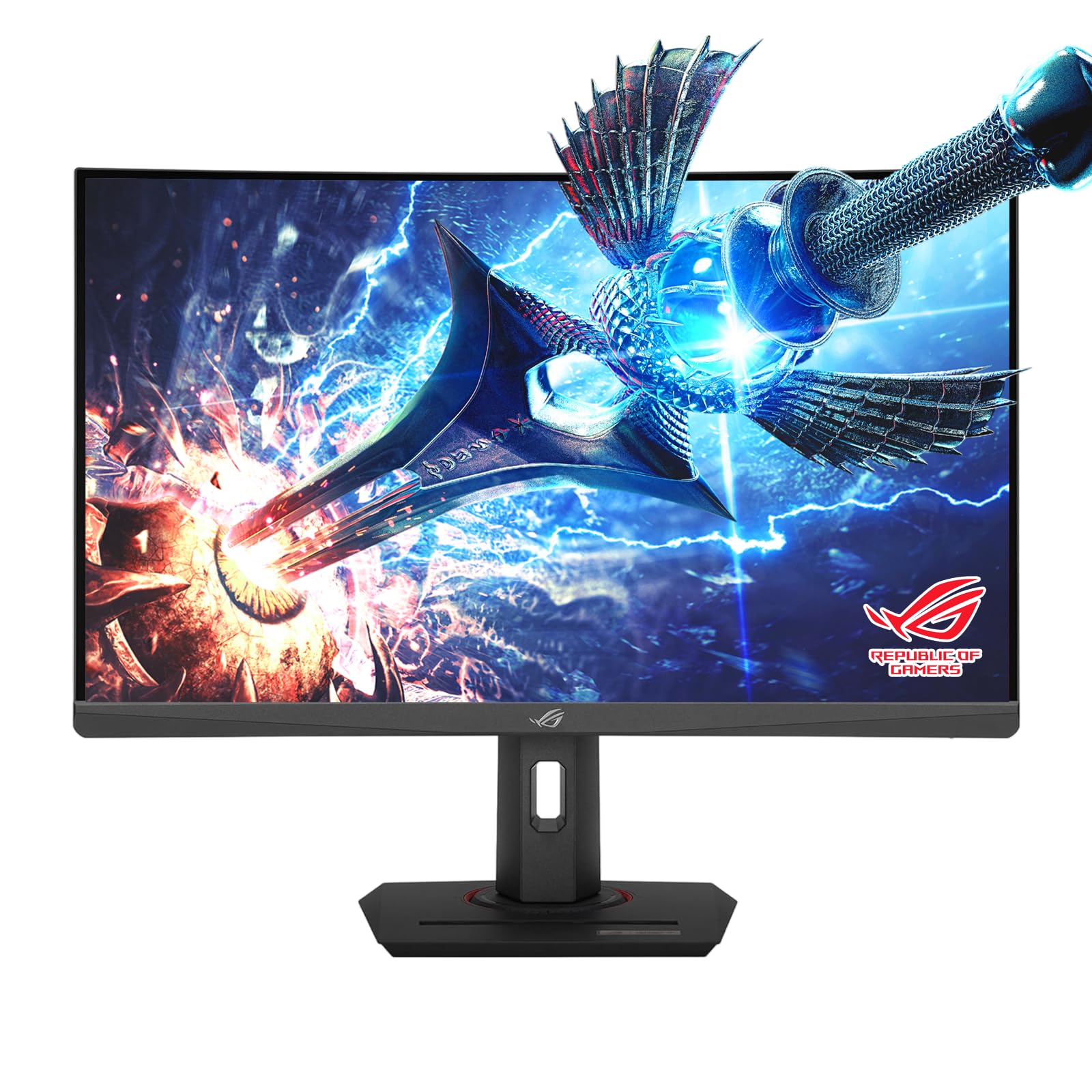 ASUS ROG Strix 27 Curved 280Hz 1ms USB-C Gaming Monitor | 2560x1440 QHD Fast VA Panel, FreeSync Premium, AI Gaming, Tripod Socke