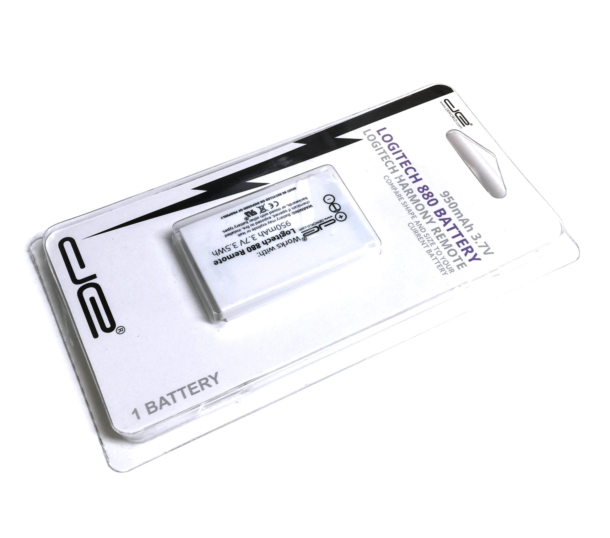 Logitech Harmony Remote Control Replacement Rechargeable Battery   Harmony One, Harmony One Advanced, Harmony 720, 850, 880, H88