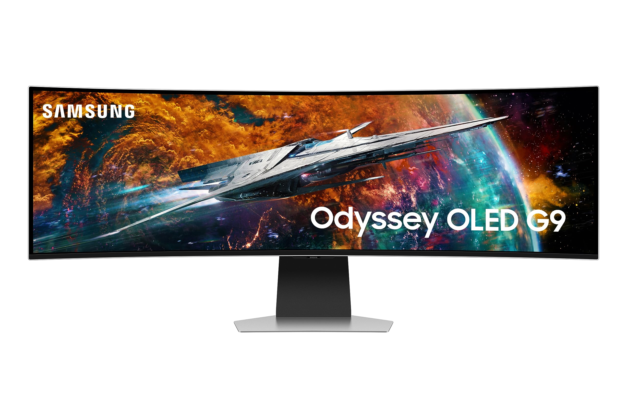 Samsung 49'' Odyssey Oled G9 (G95Sc) Series Curved Smart Gaming Monitor, 240Hz, 0.03Ms, G Sync Compatible, Dual Qhd, Neo Quantum