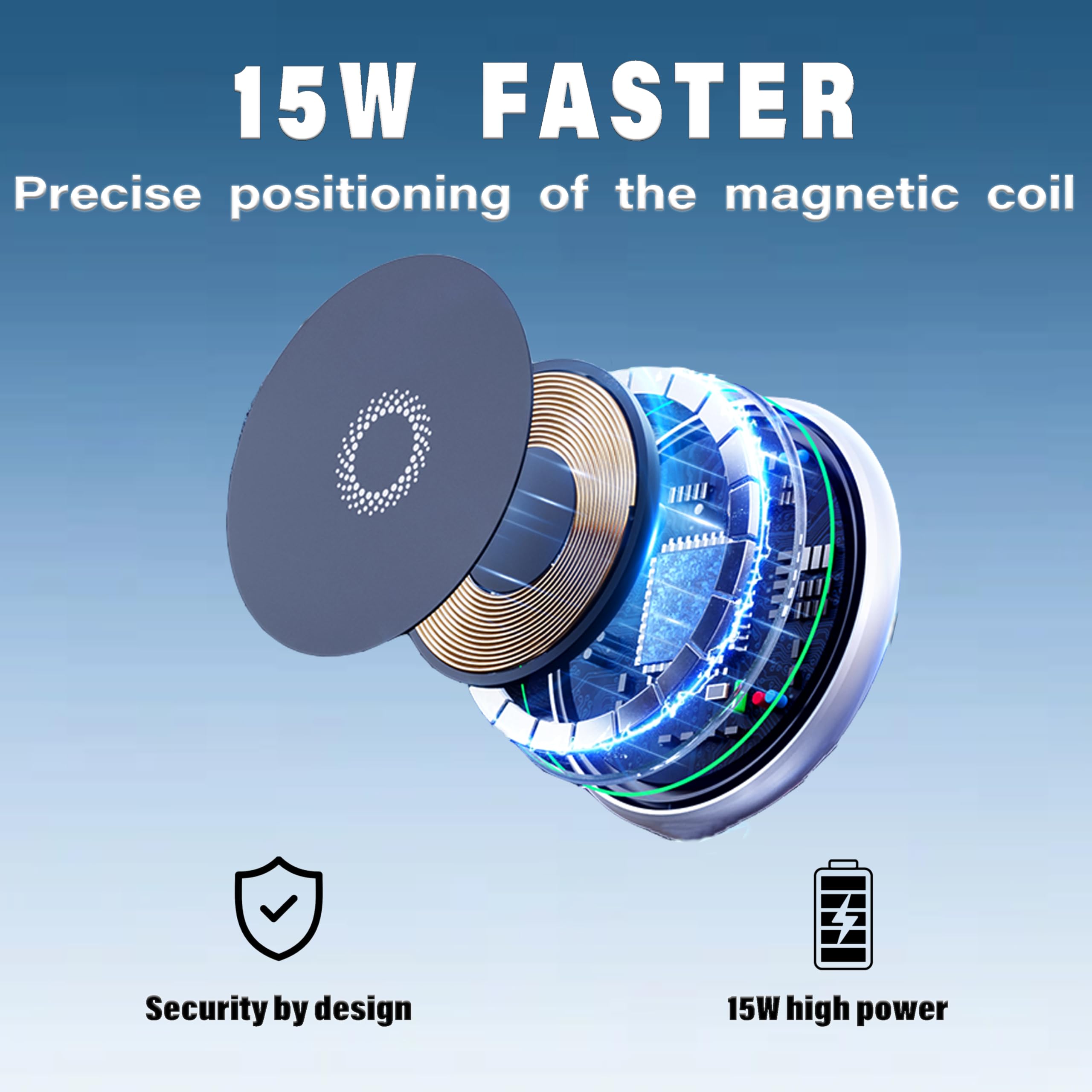 Abeeygeomarn Car Phone Holder For 2021-2025 Nissan Rogue/2019-2025 Altima/2020-2025 Sentra Accessories 15W Fast Wireless Charger