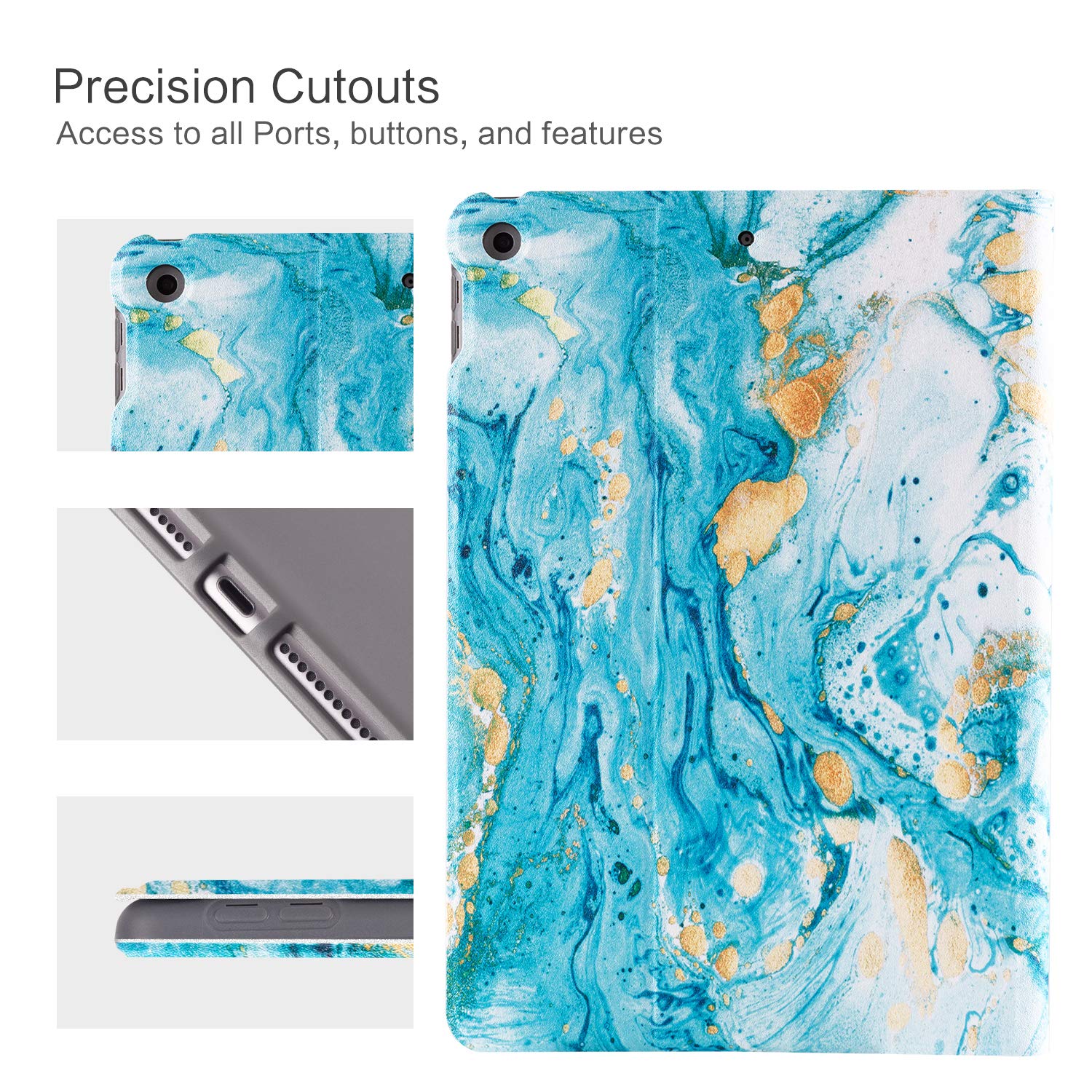 Ipad 10.2 Case 7Th/9Th Generation Cover 2019/2021, Ipad 8Th Generation 2020 Case, Vimorco Protective Leather Case, Adjustable St