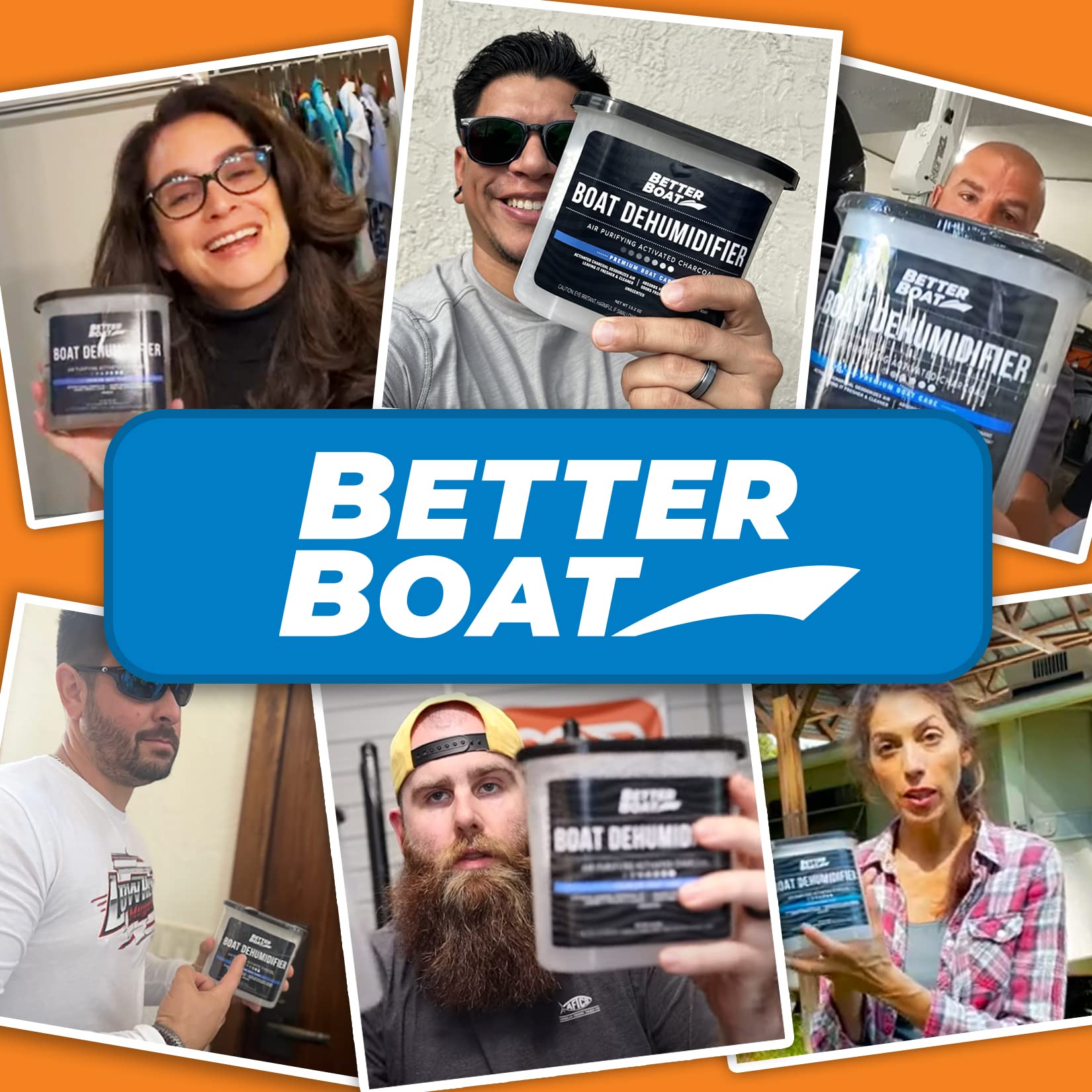 Moisture Absorber And Boat Dehumidifier, Charcoal Odor Remover For Damp Smell And Humidity, Unscented And Fragrance-Free, 1 Pack