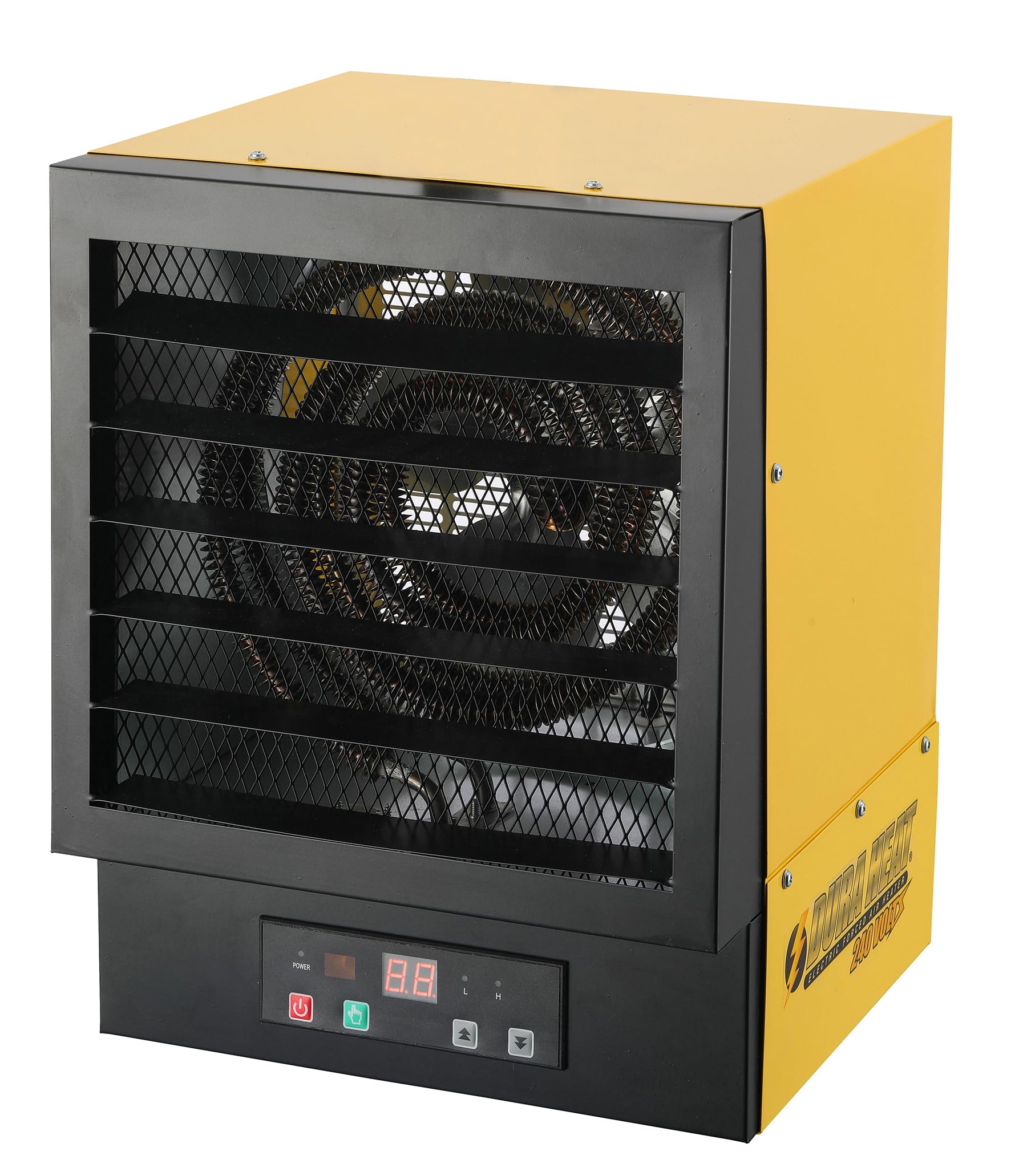 Dura Heat Ewh5510 Electric Forced Air Heater With Remote Control 17,060 Btu, Yellow, Large