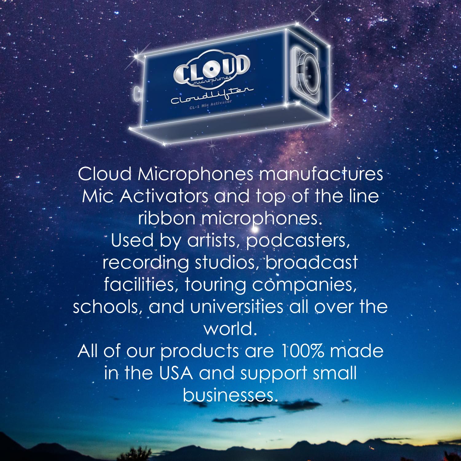Cloud Microphones   Cloudlifter Cl 2 Mic Activator   Ultra Clean Microphone Preamp Gain   Usa Made