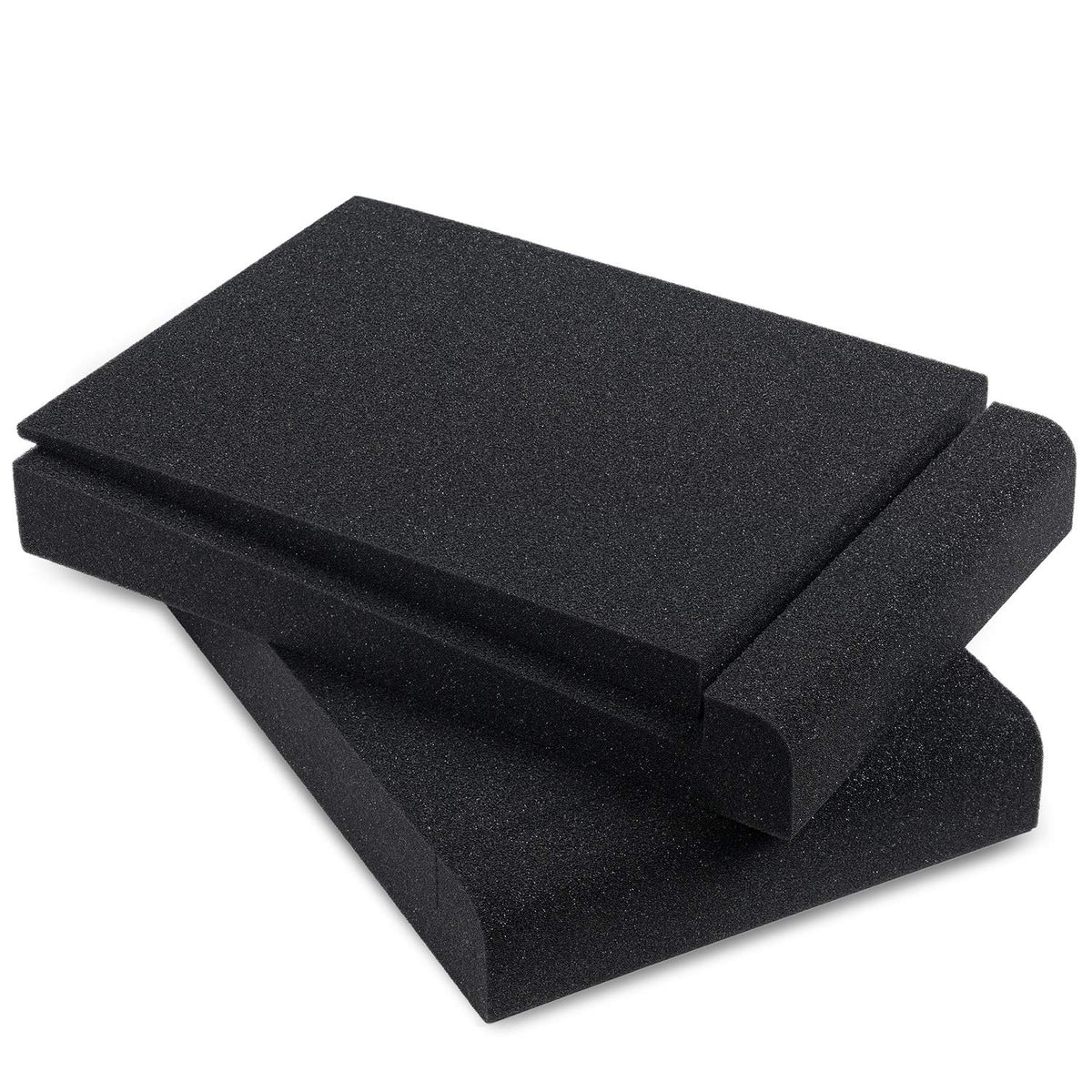 Sound Addicted   Studio Monitor Isolation Pads For 5 Inch Monitors, Pair Of Two High Density Acoustic Foam Which Fits Most Speak