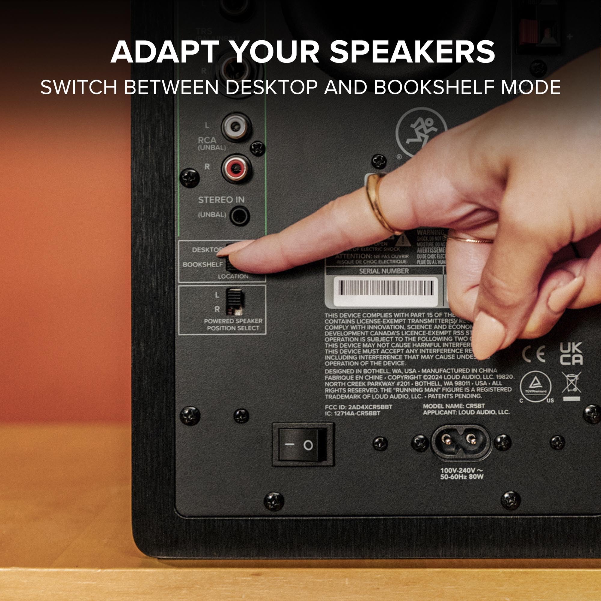 Mackie Cr4.5 4.5 Inch Powered Studio Monitors