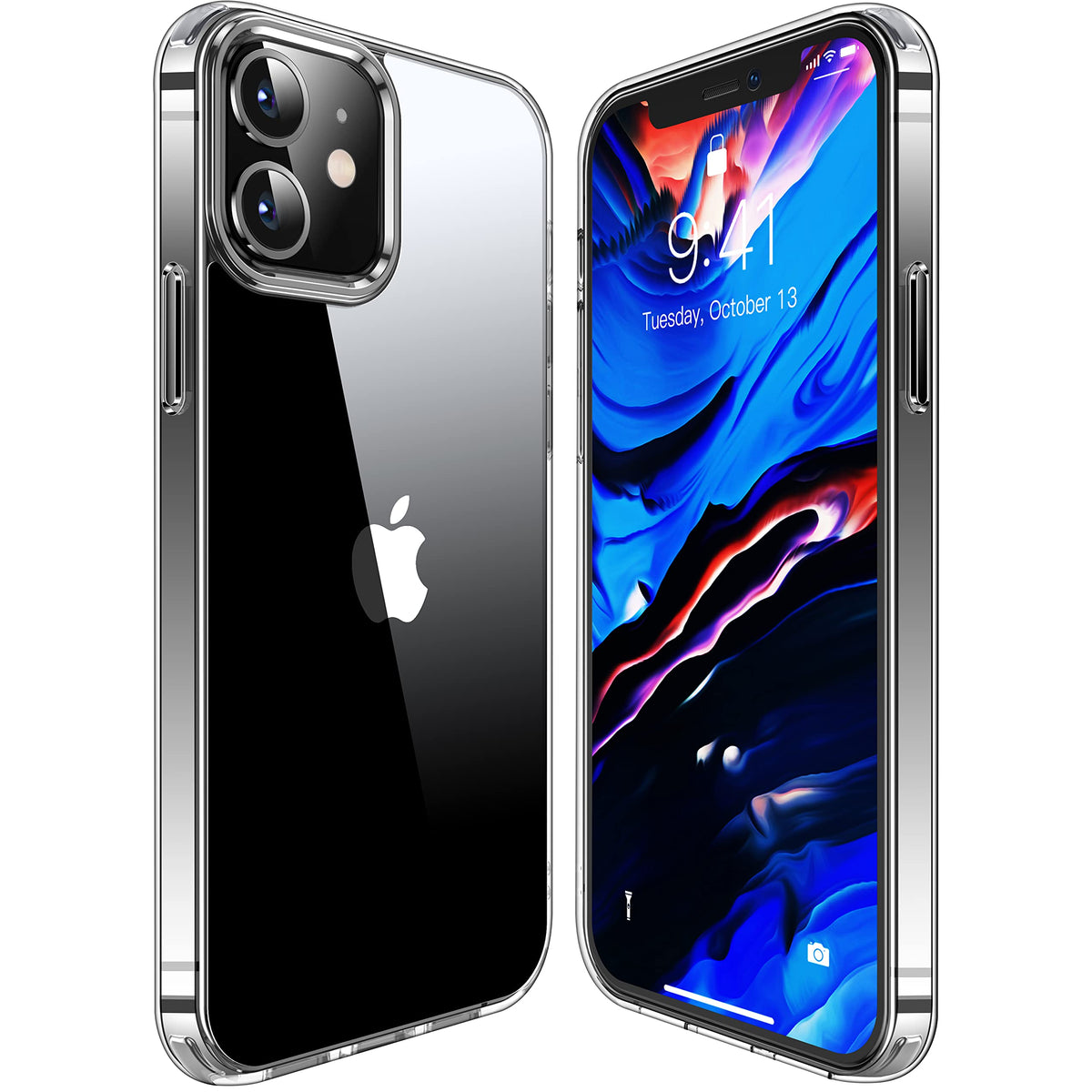 Casekoo Crystal Clear Designed For Iphone 12 Case Designed For Iphone 12 Pro Case, [Not Yellowing] [Military Drop Protection] Sh