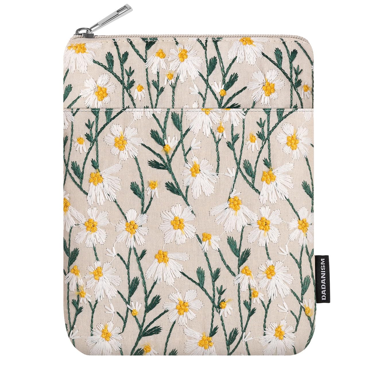 Dadanism Embroidered Daisy Padded Protective Sleeve 6 7'' For 6'' Kindle 2022/10Th Gen 2019/8Th Gen 2016, 6.8'' Kindle Paperwhit