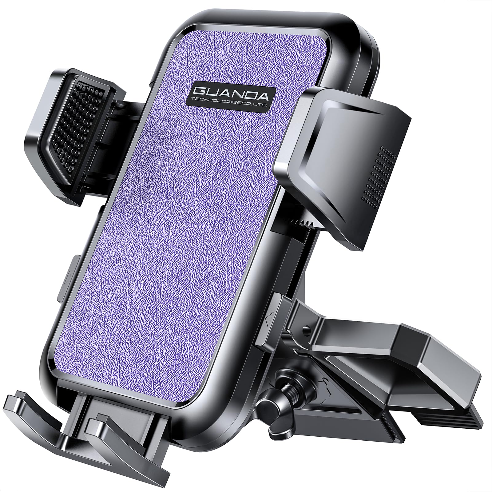 Cd Slot Phone Mount, Upgraded Car Phone Holder [Thick Cases Friendly], 360 Adjustable Universal Phone Mount For Car Cd Slot Moun