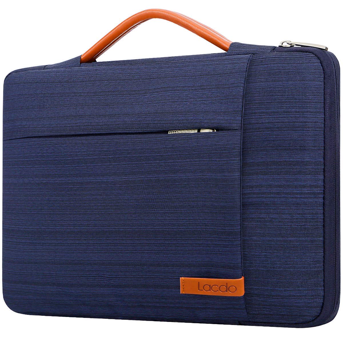 Lacdo 360° Protective Laptop Sleeve Case for 13 inch New MacBook Air M3 A3113 M2 A2681 M1 A2337 2024-2018 | 13 inch MacBook Pro M2/M1 A2338 A2251 | 13 inch iPad Pro M4 / iPad Air M2 Computer Bag, Blue