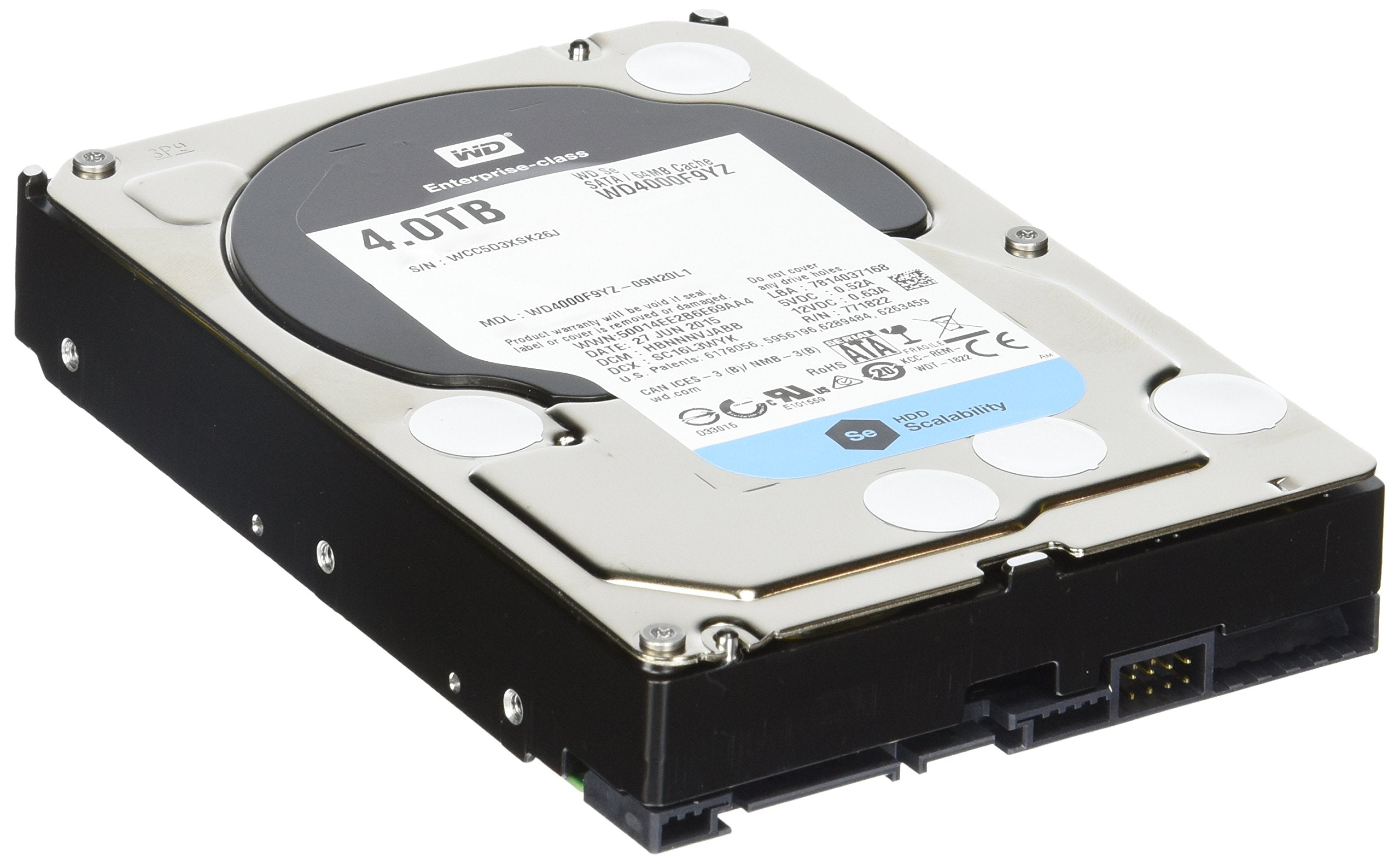 Wd Se 4Tb Datacenter Hard Disk Drive   7200 Rpm Sata 6 Gb/S 64Mb Cache 3.5 Inch   Wd4000F9Yz
