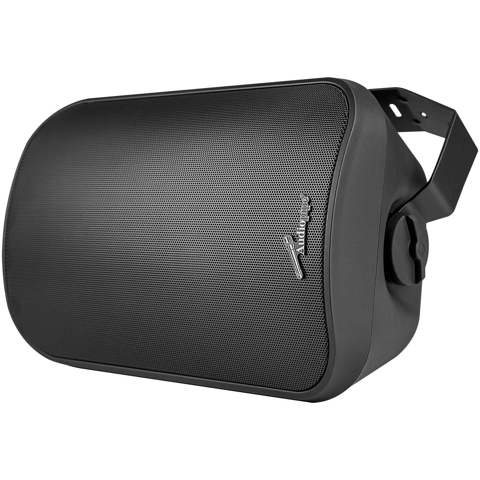 Audiopipe 6.5    2 Way Indoor/Outdoor Weatherproof Loudspeaker (Odp 653 Blk), Black, Monitor Speaker, 2 Way, 100 Watts, 8 Ohms,