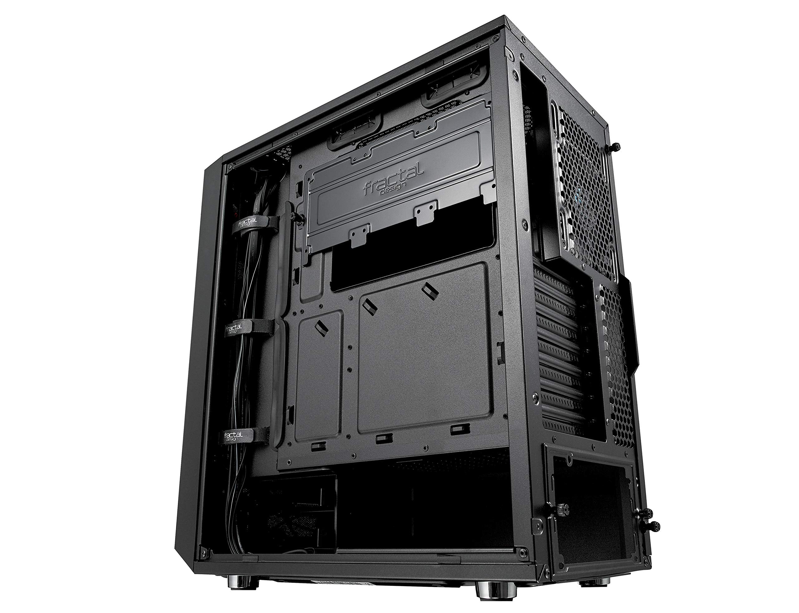 Fractal Design Meshify C   Compact Mid Tower Computer Case   Open Atx Layout  High Performance Airflow/Cooling   2X Fans Included   Psu Shroud   Modular Interior   Water Cooling Ready   Usb3.0   Black