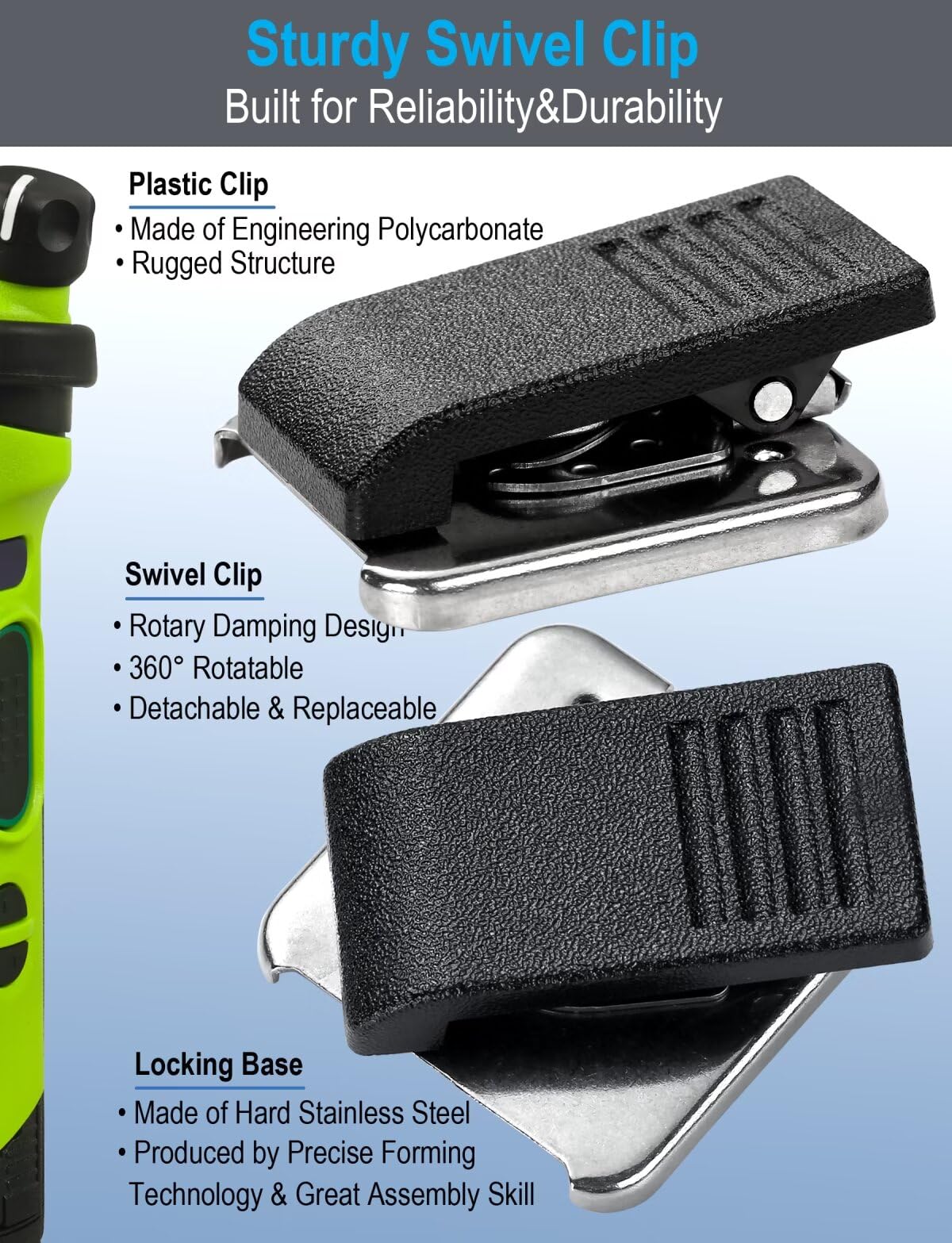 Commountain Speaker Mic Compatible With Motorola Potable Radios Xpr 3500E Xpr 3300E (3500 3300) Xpr3500E Xpr3300E Xpr3500 Xpr3300, Noise Reduction Shoulder Microphone