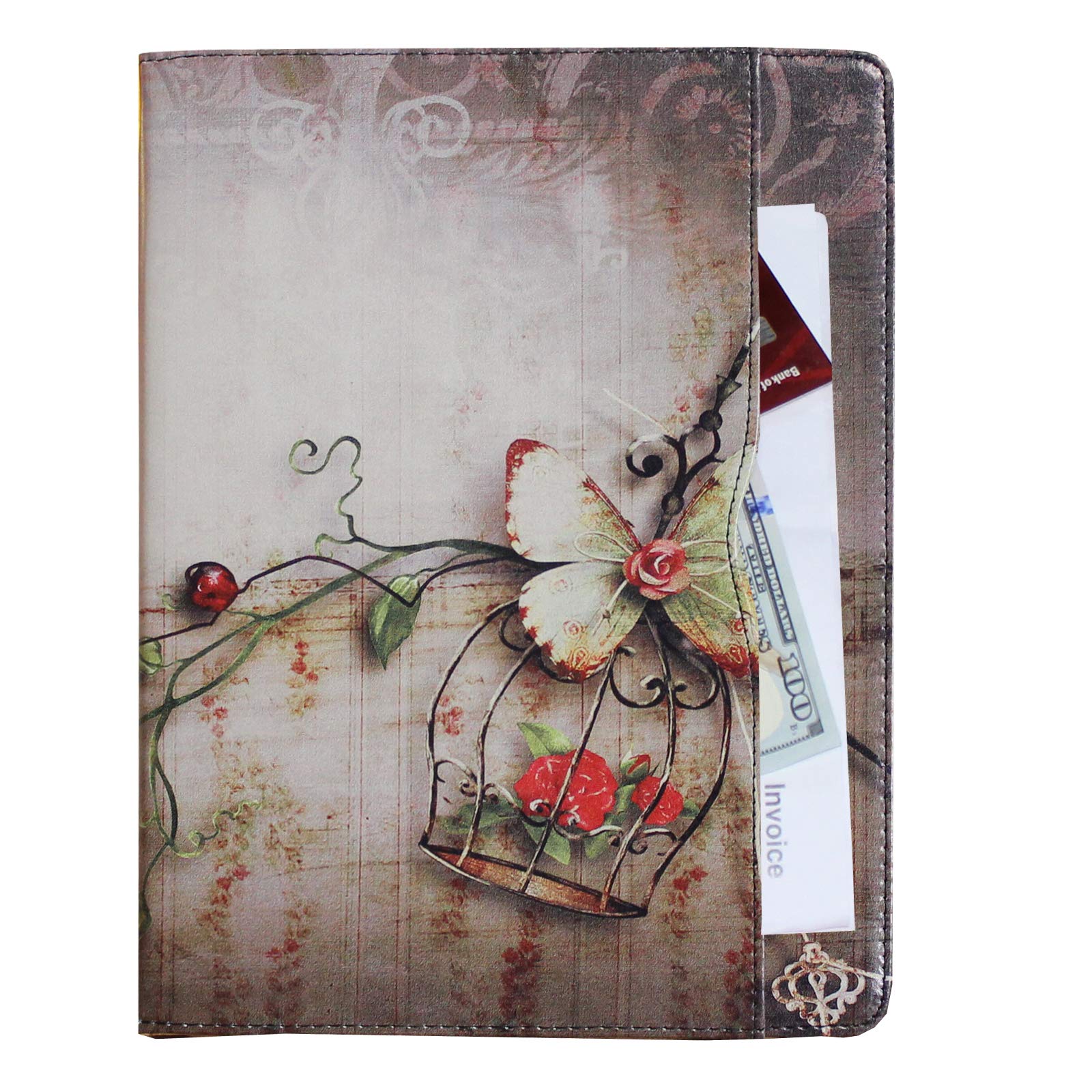 For Ipad 9.7 6Th/5Th Generation 2018/2017, Ipad Air/Air 2 Case, Jytrend Multi Angle Viewing Stand Folio Smart Cover With Pocket For A1893 A1954 A1822 A1823 A1474 A1475 A1476 A1566 A1567 (Butterfly)