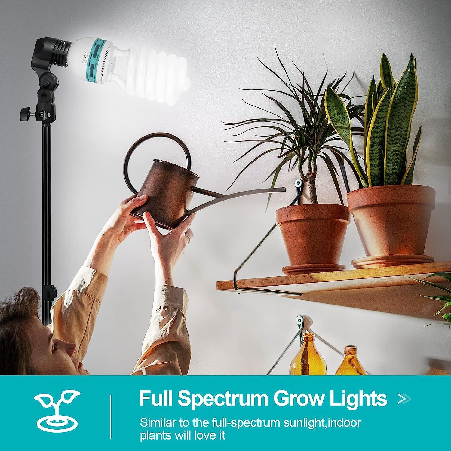 Emart Full Spectrum Light Bulb, 105W Cfl 5500K Daylight Video Bulb For Softbox Lighting Kit, Replacement Lamp For Photography Ph