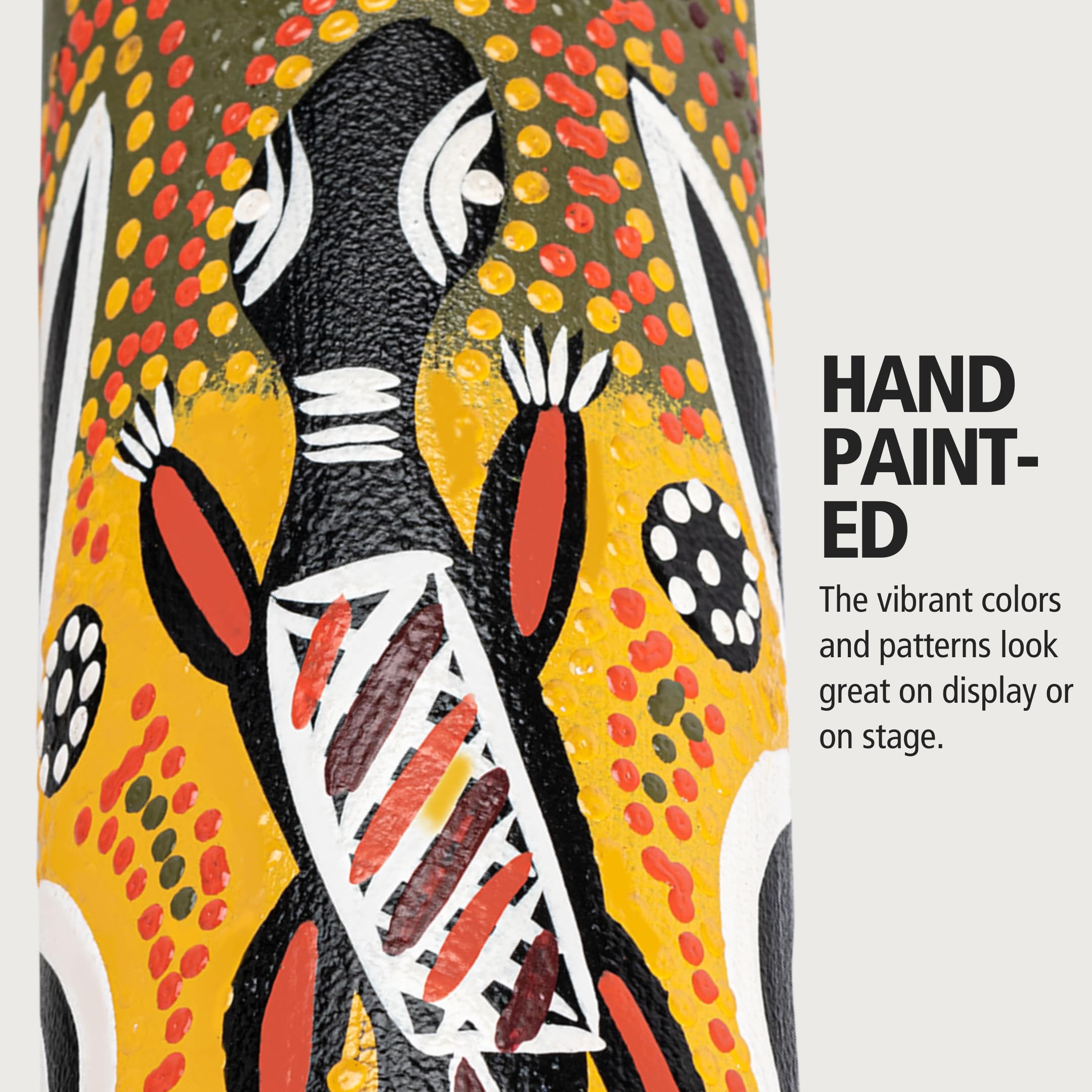 Meinl Percussion 60'' Bamboo Rainstick Musical Instrument For White Noise, Hand Painted   Sound Therapy Nature Effect (Rs1Bk Xxl