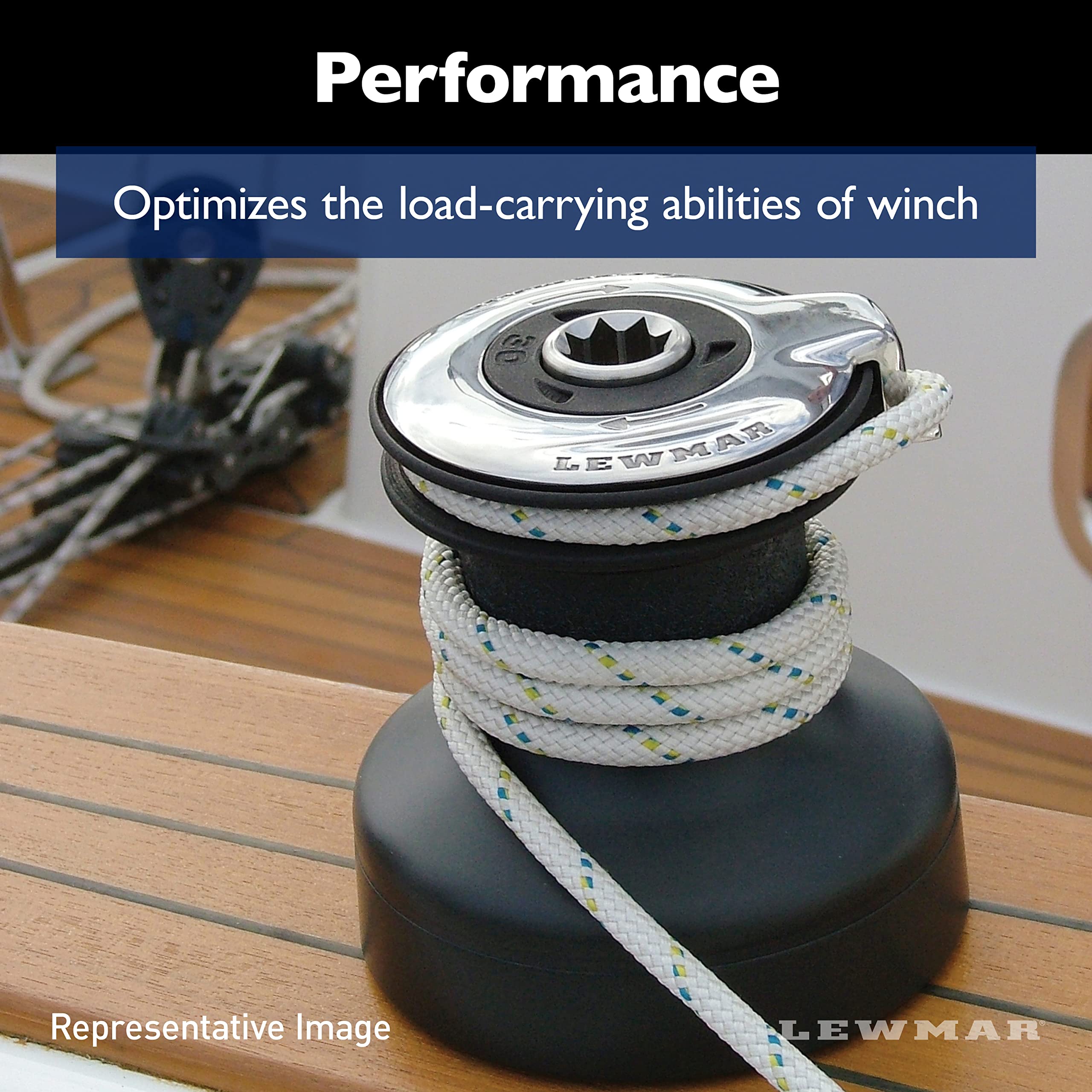 Lewmar Winch Grease, 3.5 Oz Tube - Winch Maintenance Grease With Solid Activation And Load-Carrying Features - For Winches, Wind,WBAUVB00OAFKP9W