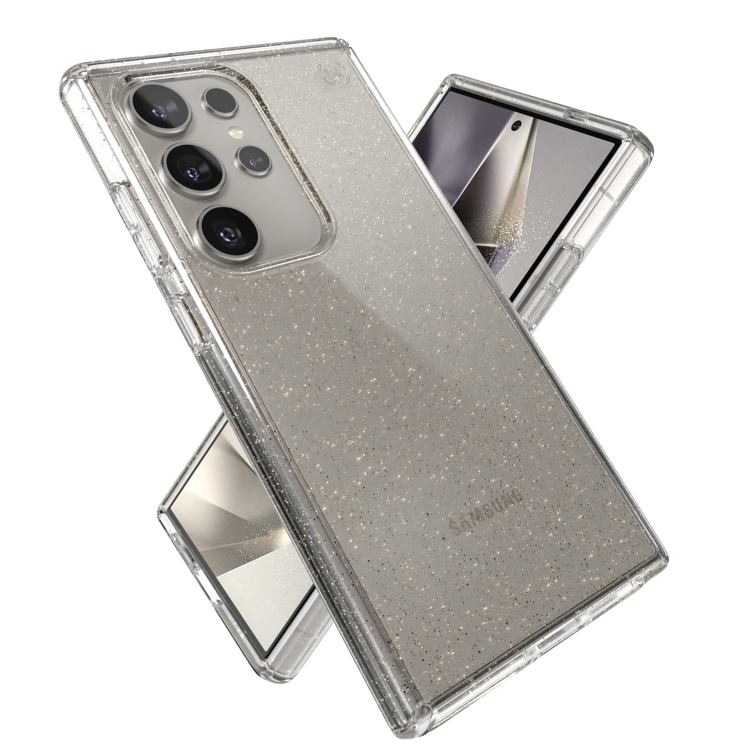 Speck Presidio Perfect Clear Samsung Galaxy S24 Ultra Case   Drop & Camera Protection, Clear Phone Case, Wireless Charging Compa