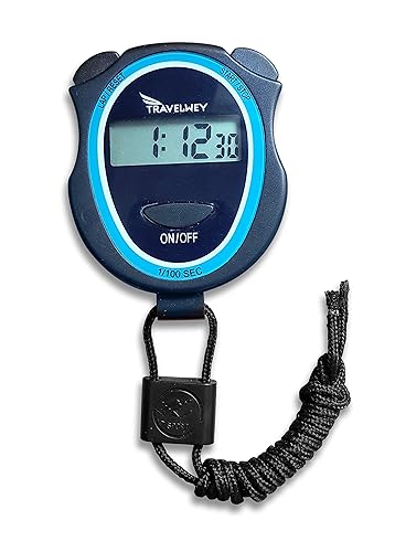 Digital Stopwatch   No Bells, No Whistles, Simple Basic Operation, Silent, Clear Display, On/Off, Child Friendly, Aaa Batteries