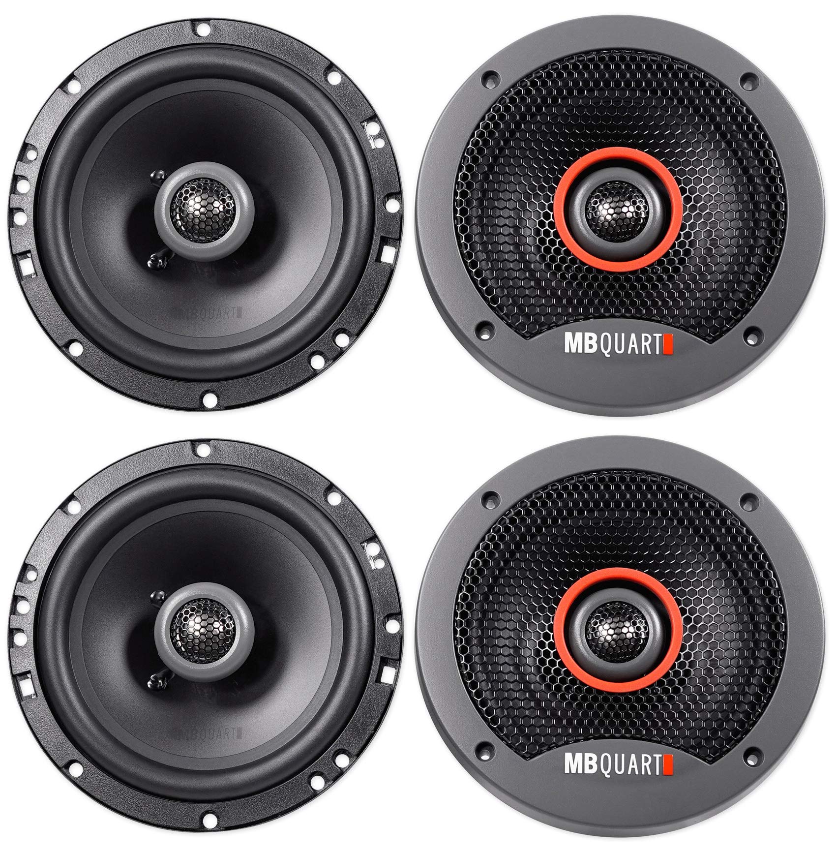 Mb Quart (4) Fkb116 6.5' 240 Watt 2 Way Car Audio Speakers