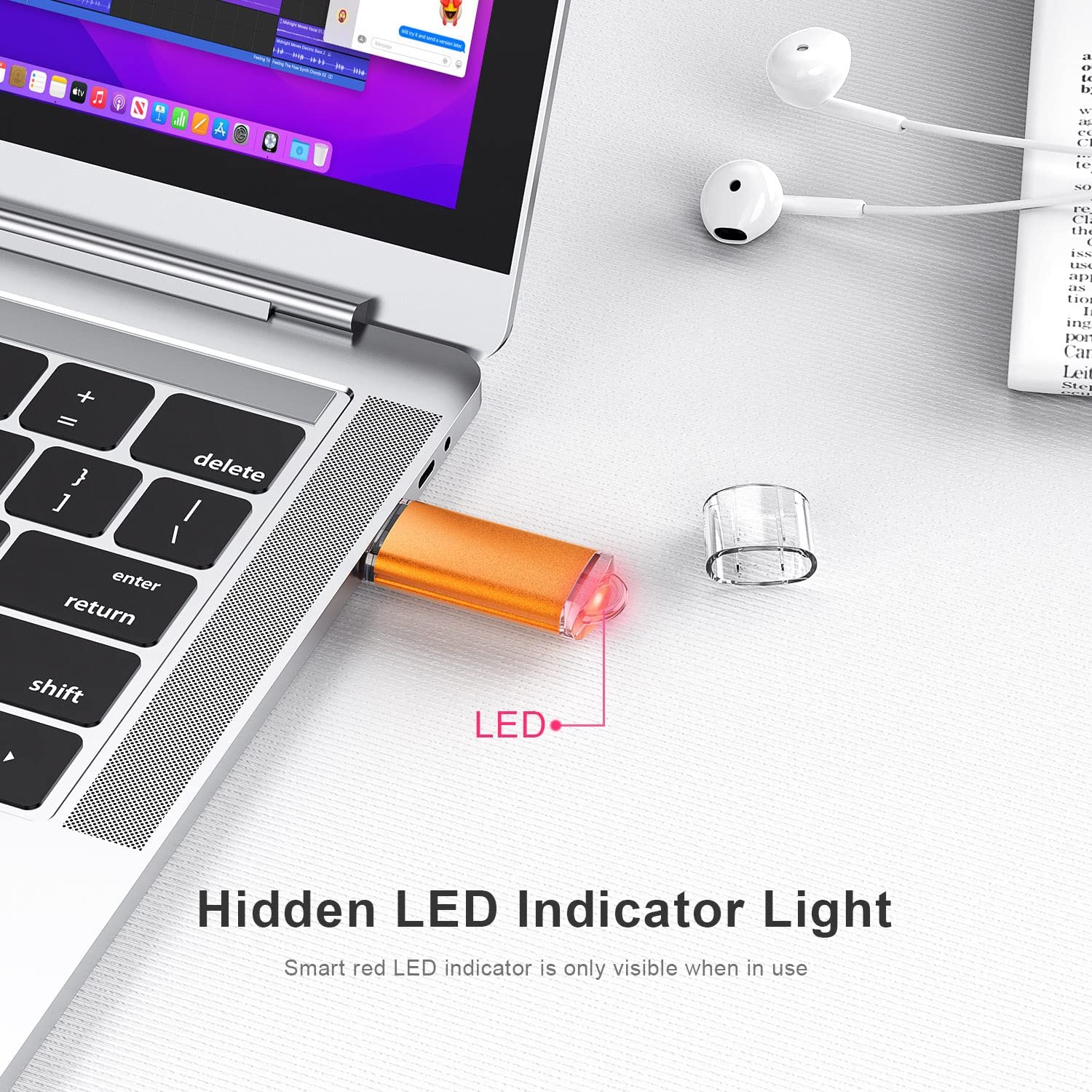 8Gb Usb Flash Drive K&Zz 5 Pack Memory Sticks Usb 2.0 Thumb Drive Easy Storage Gig Stick Pen Drive Flash Stick Zip Drive Jump Drive For Pc Laptop, Multicolored