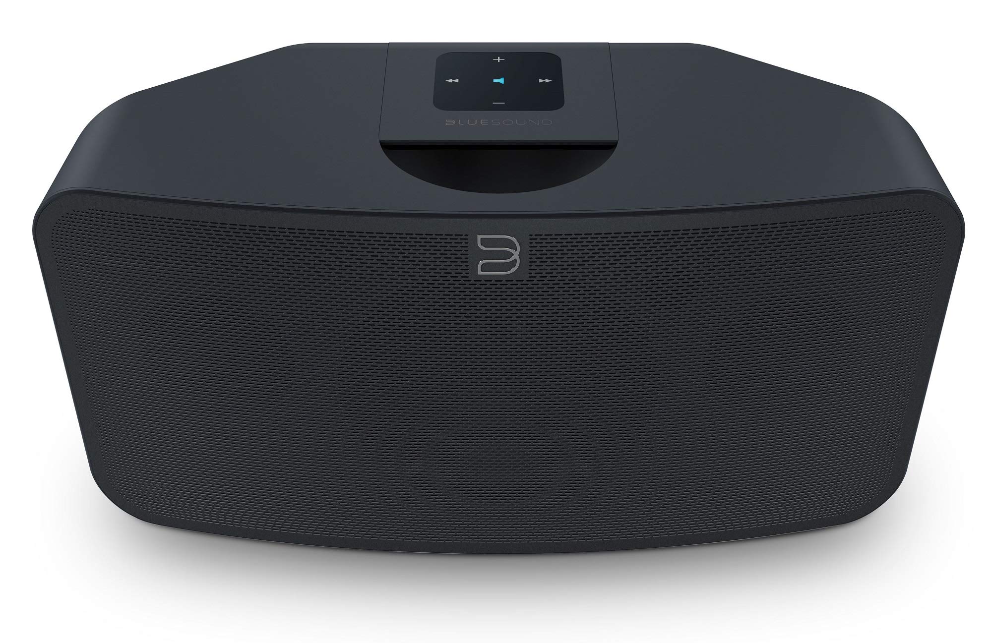 Bluesound Pulse MINI 2i Compact Wireless Multi-Room Smart Speaker with Bluetooth - Black - Compatible with Alexa and Siri
