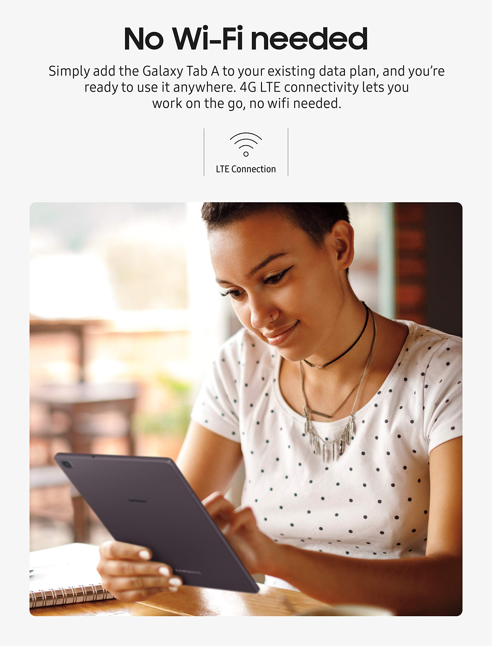 Samsung Galaxy Tab A 8.4, 32Gb, Mocha (Lte Verizon & Wifi) - Sm-T307Uznavzw (2020) Us Model & Warranty